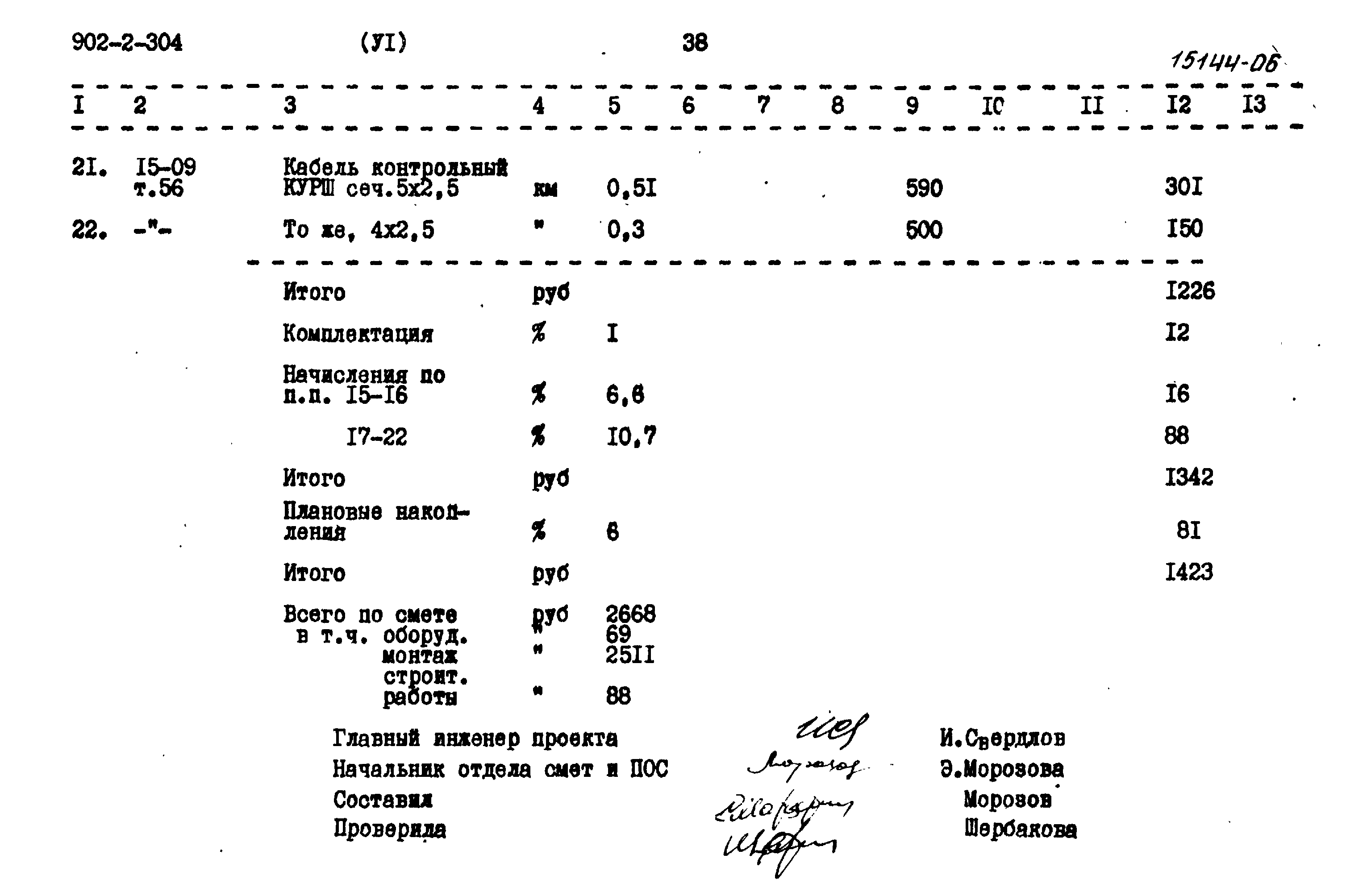 Типовой проект 902-2-304