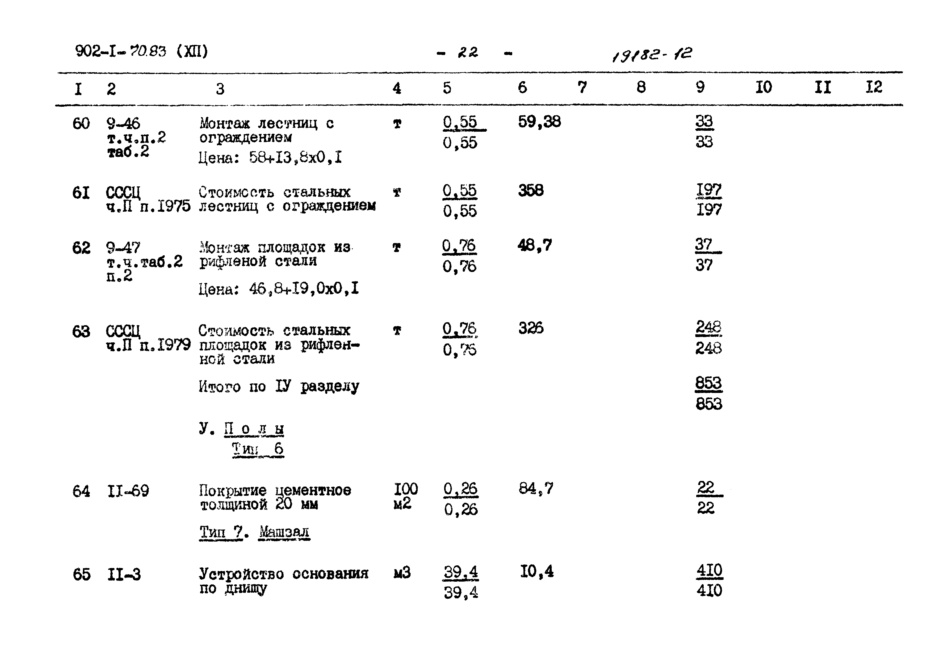 Типовой проект 902-1-70.83
