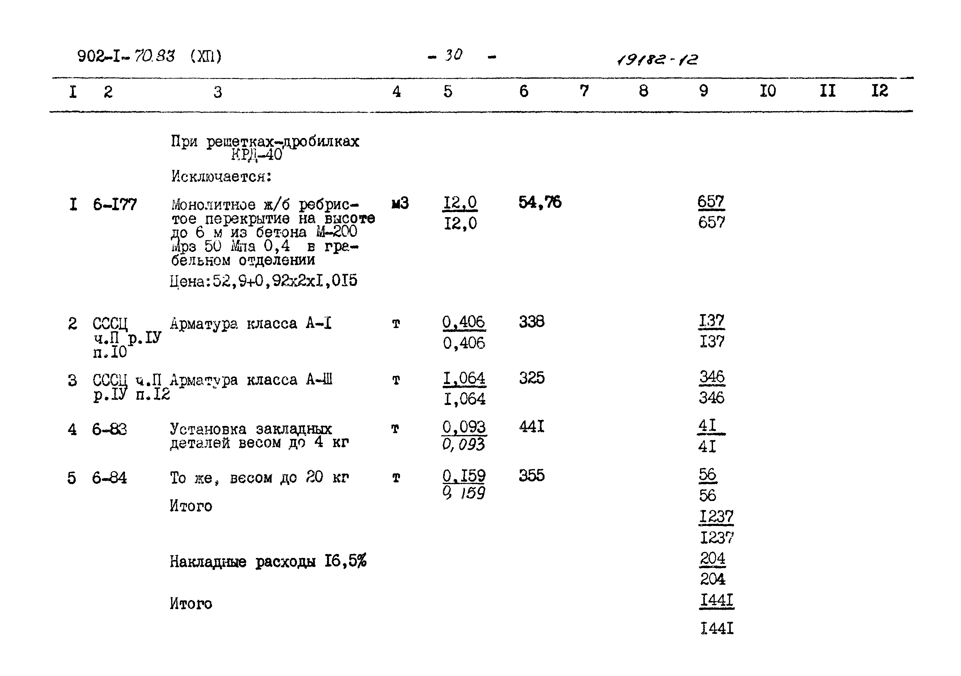 Типовой проект 902-1-70.83
