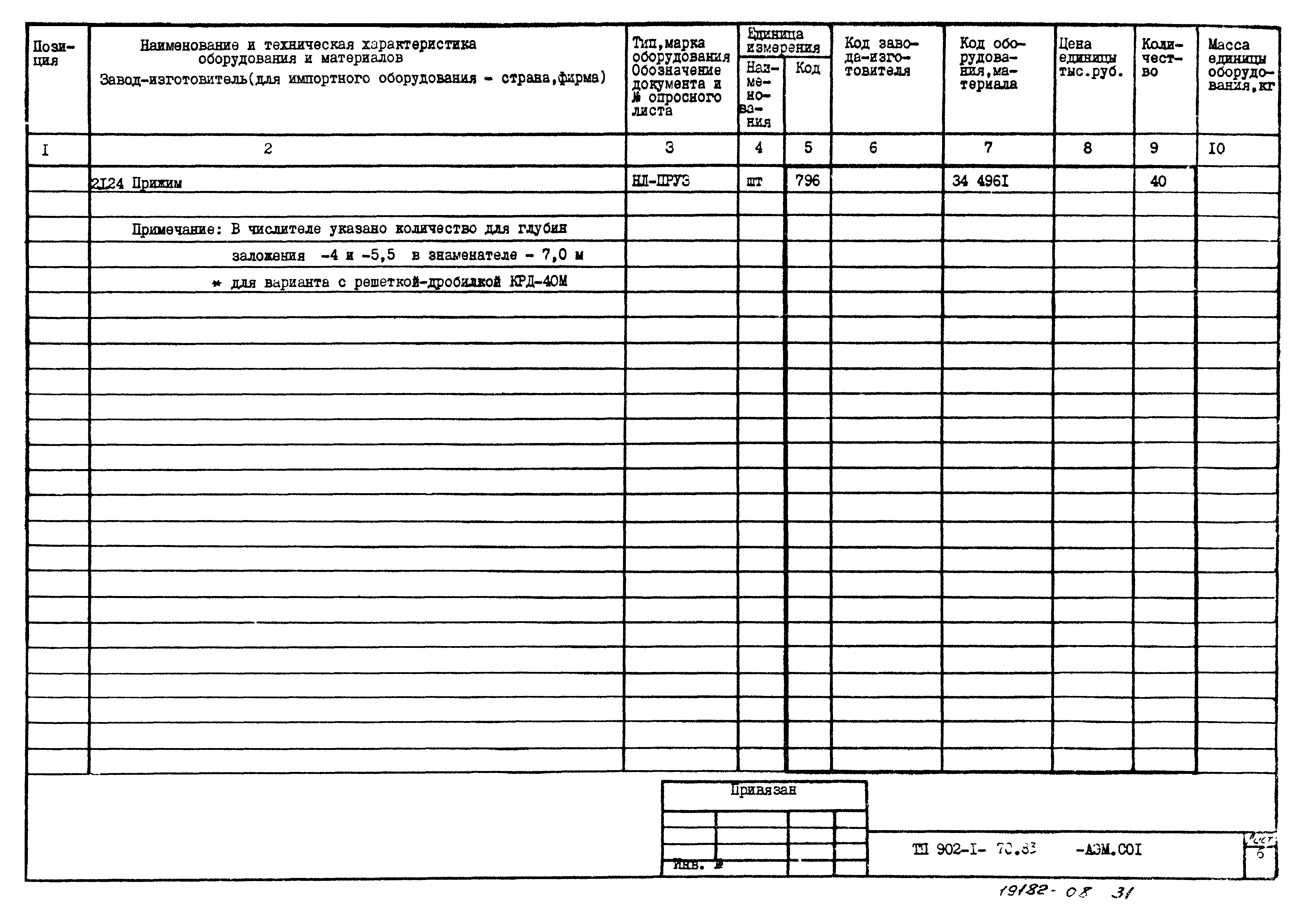 Типовой проект 902-1-70.83