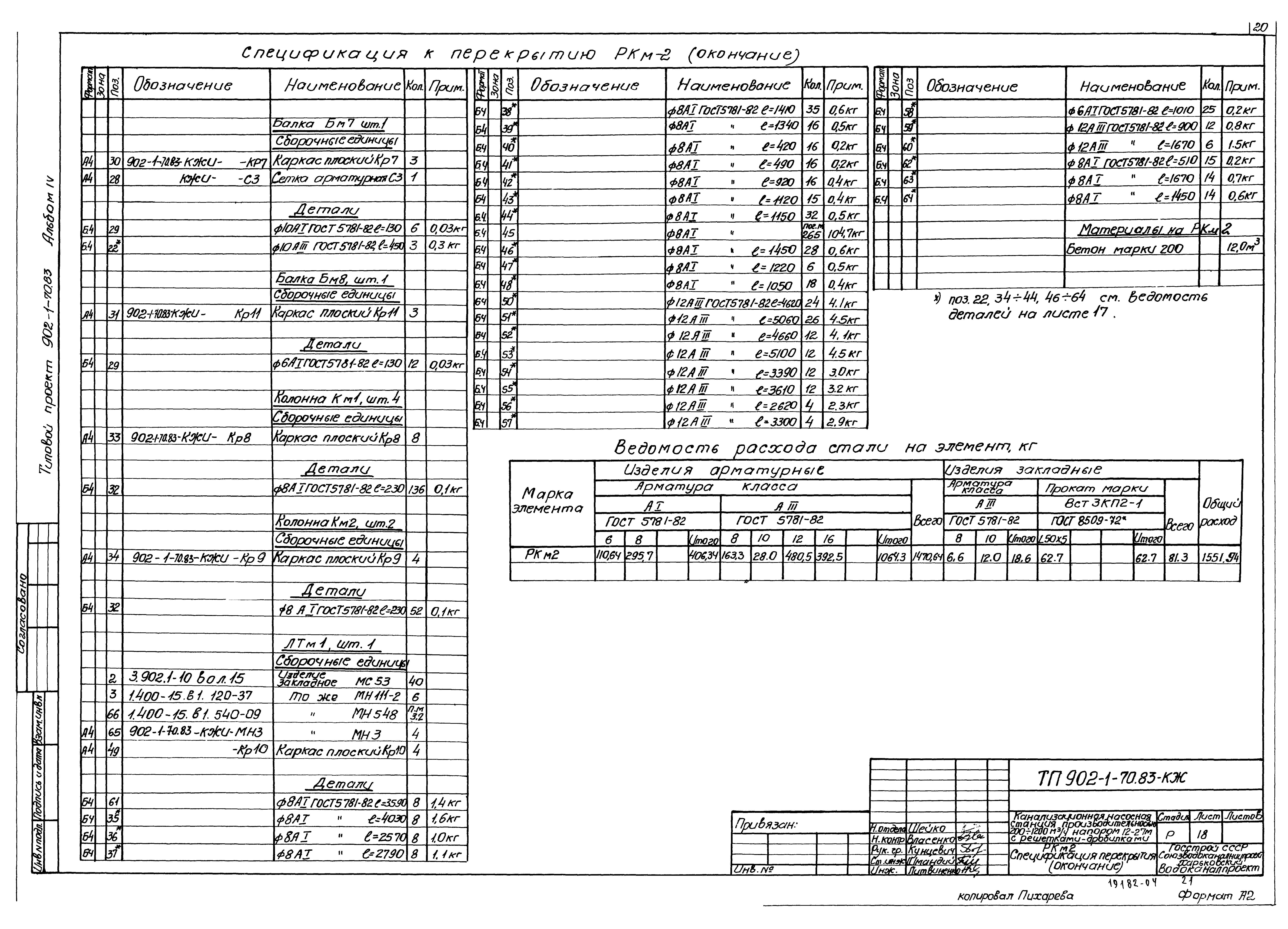 Типовой проект 902-1-70.83