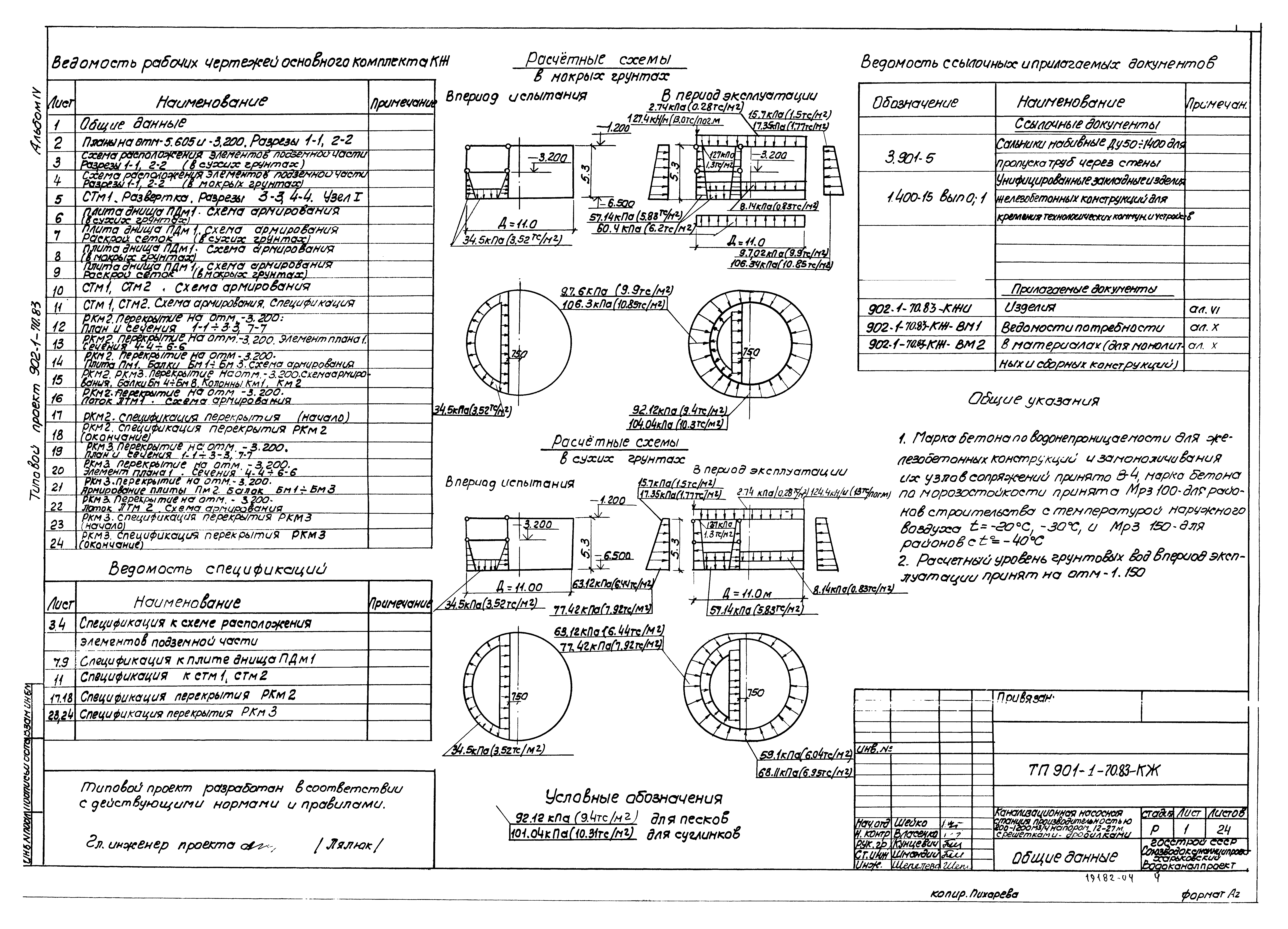 Типовой проект 902-1-70.83