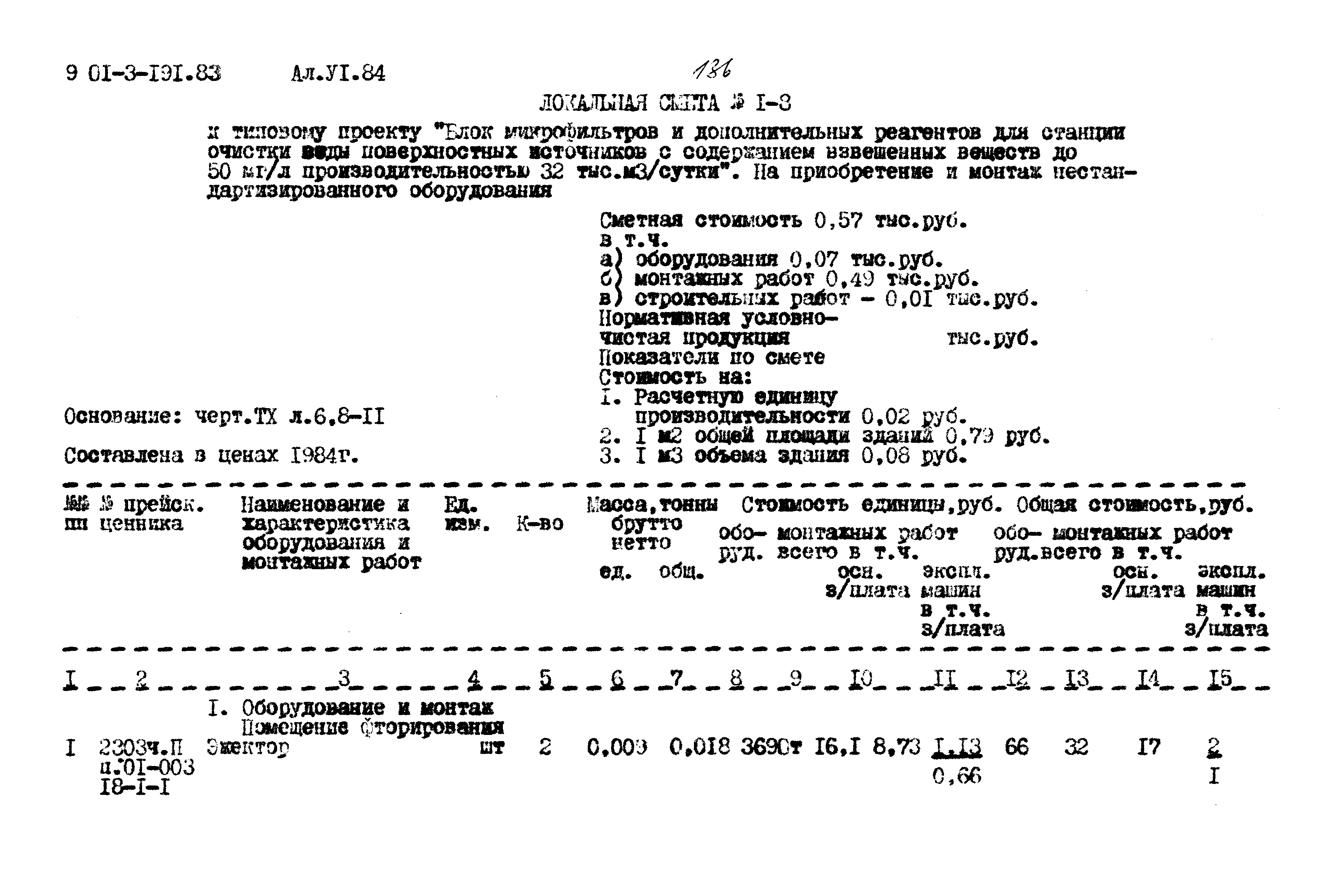 Типовой проект 901-3-191.83