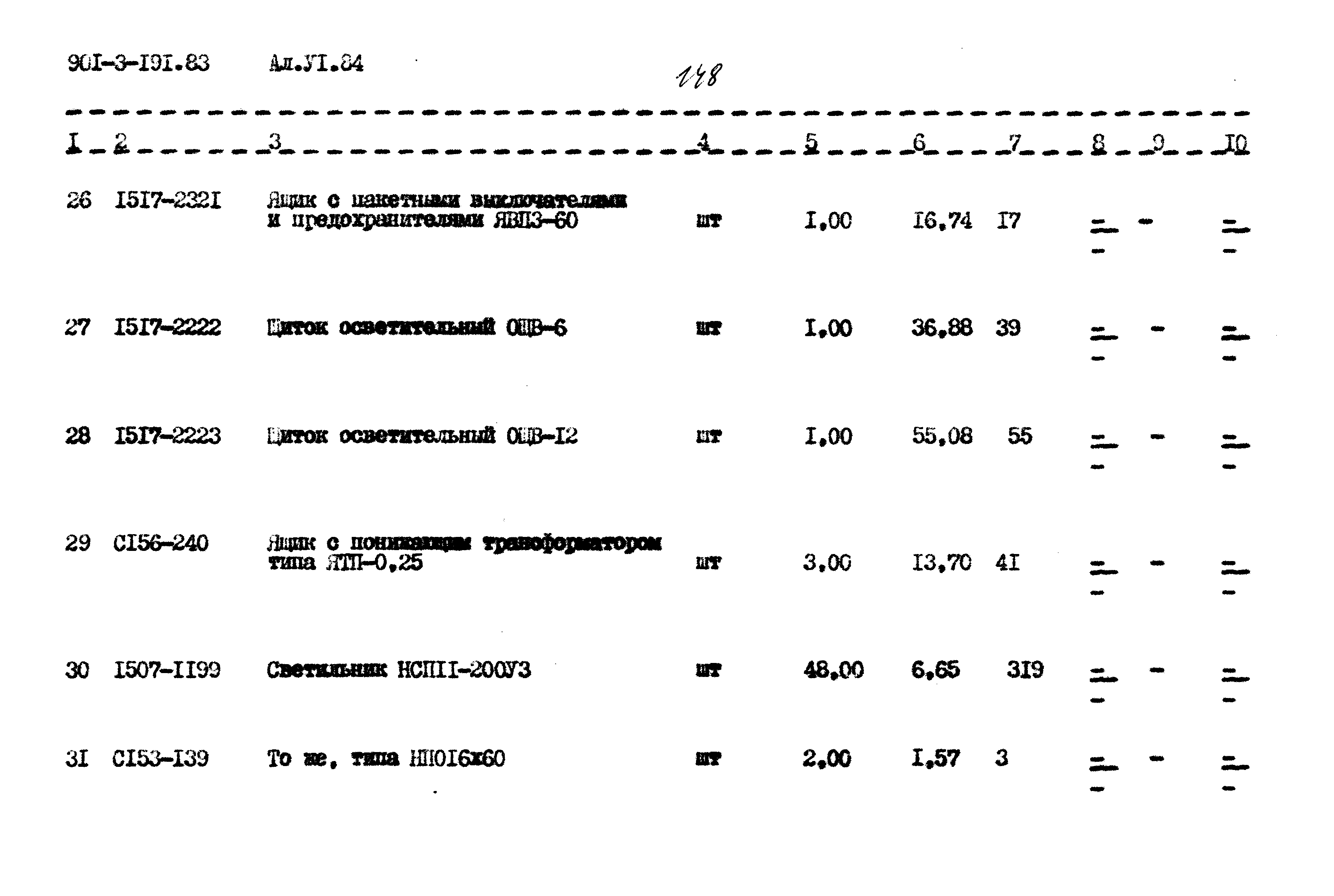 Типовой проект 901-3-191.83