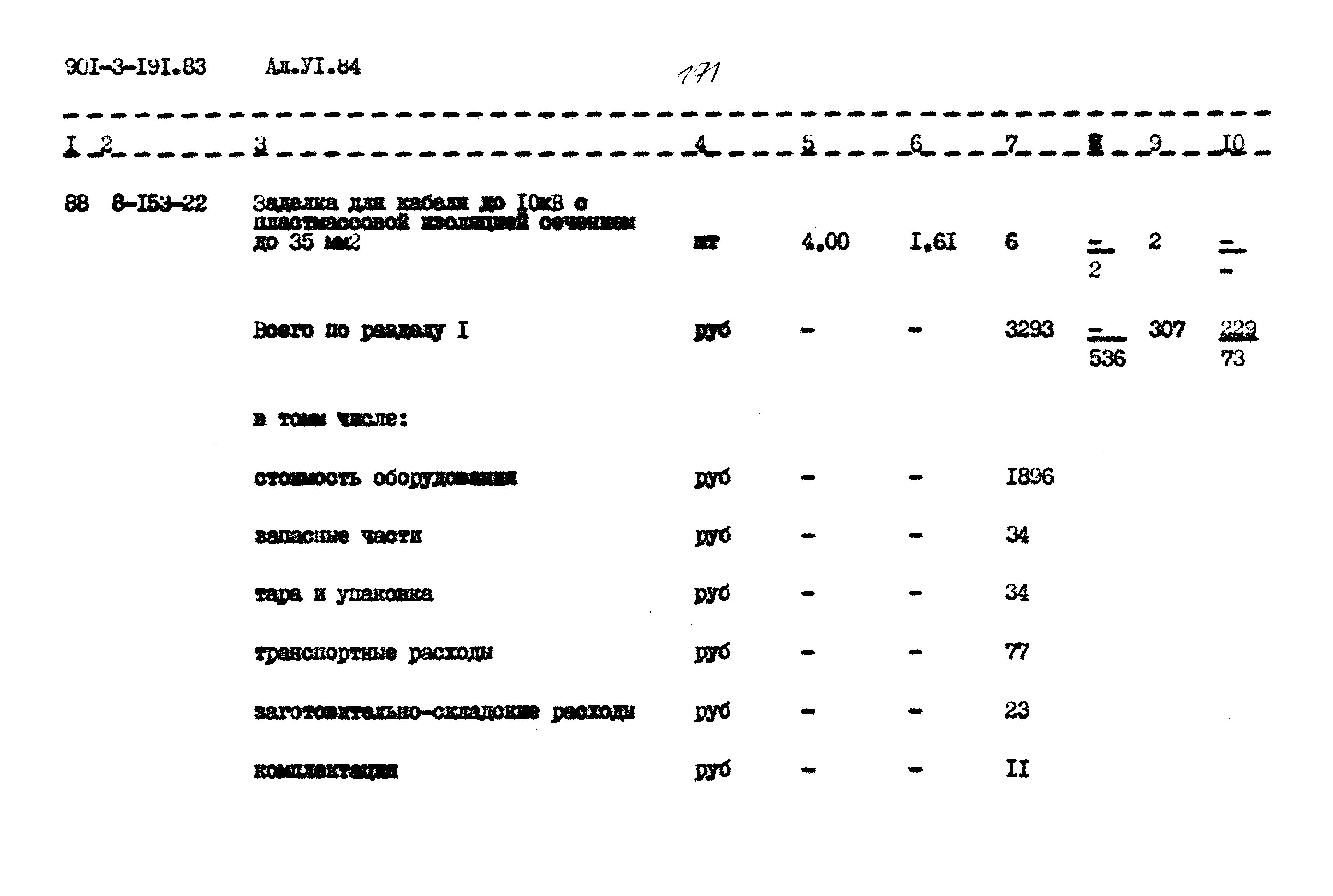 Типовой проект 901-3-191.83