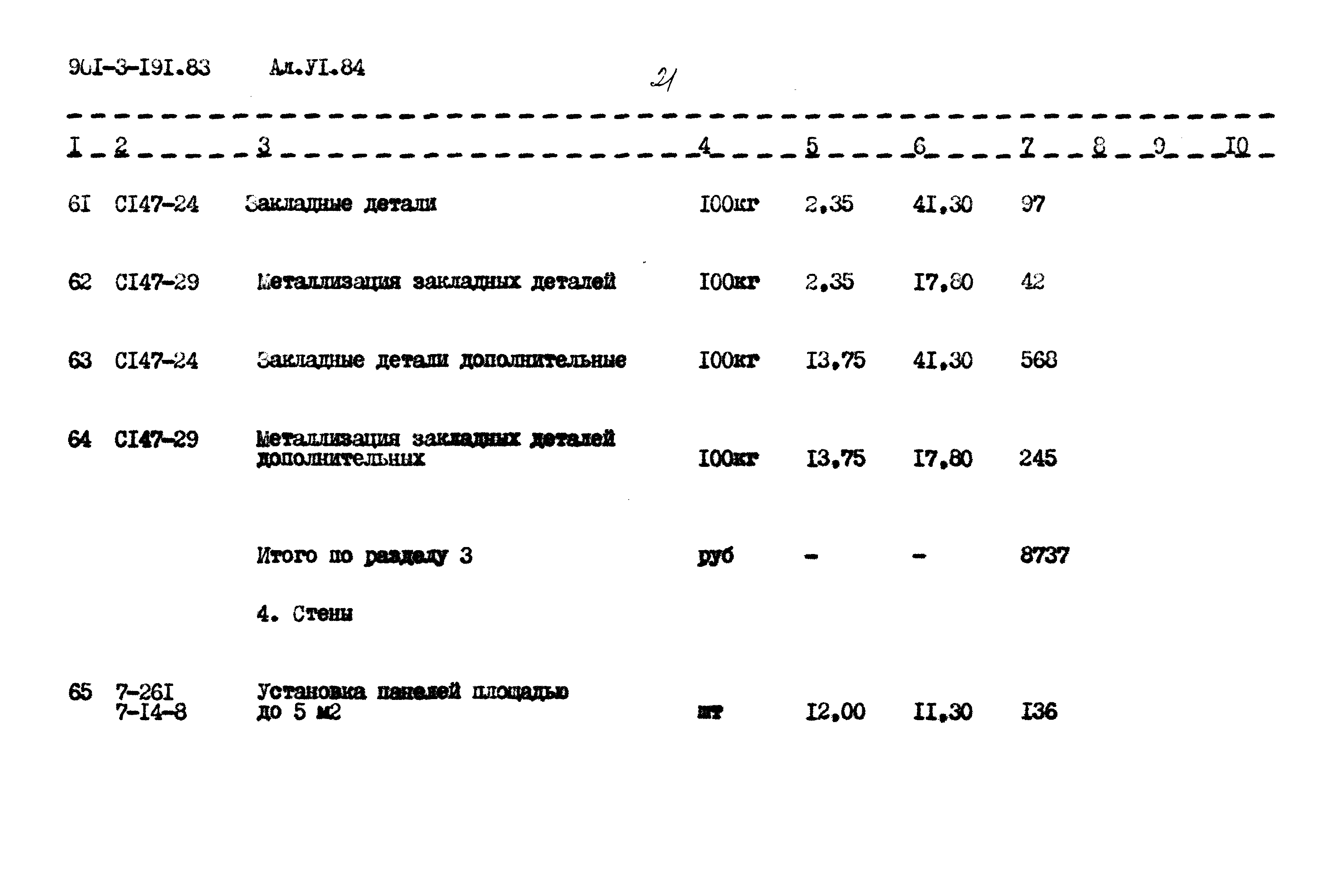 Типовой проект 901-3-191.83