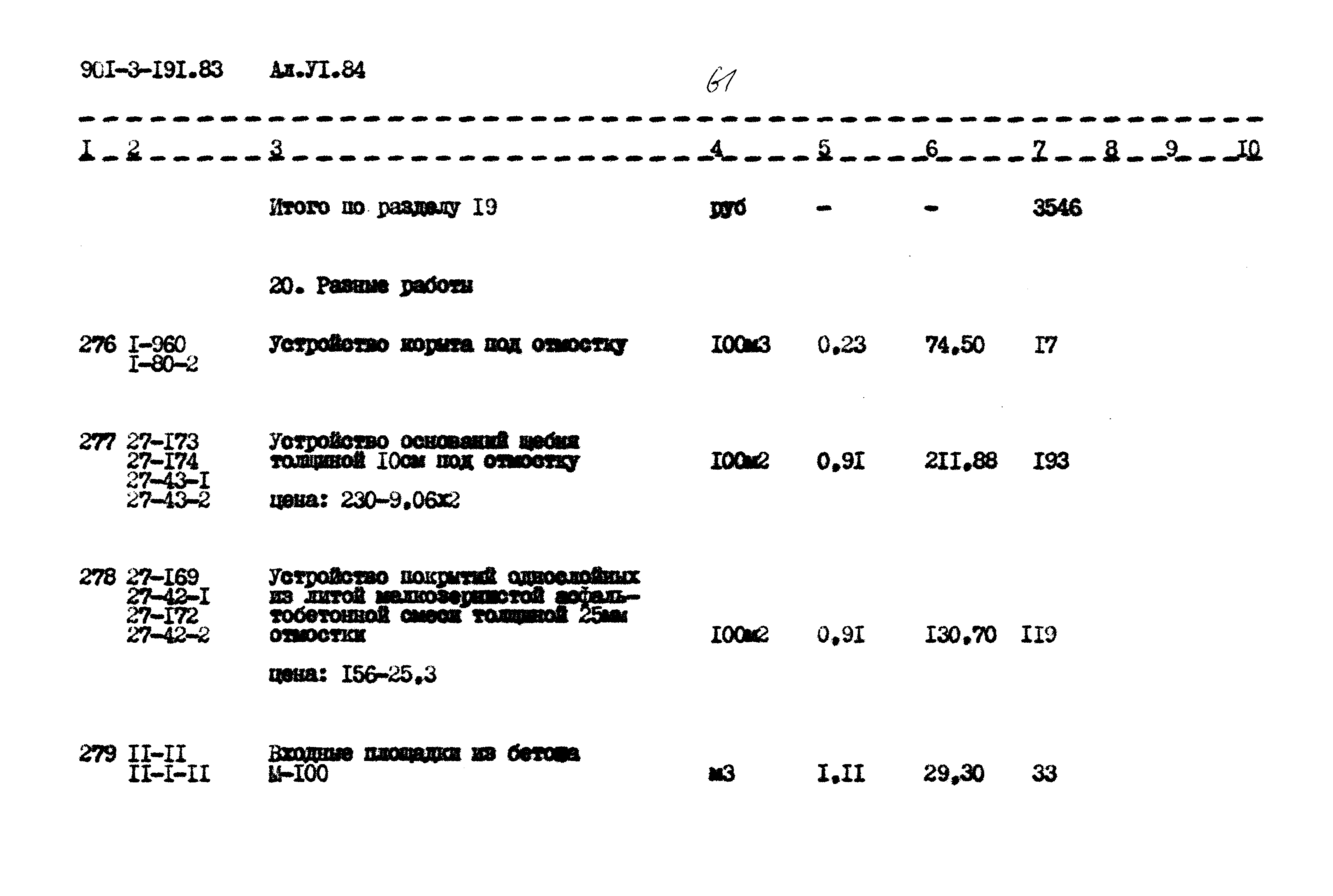 Типовой проект 901-3-191.83