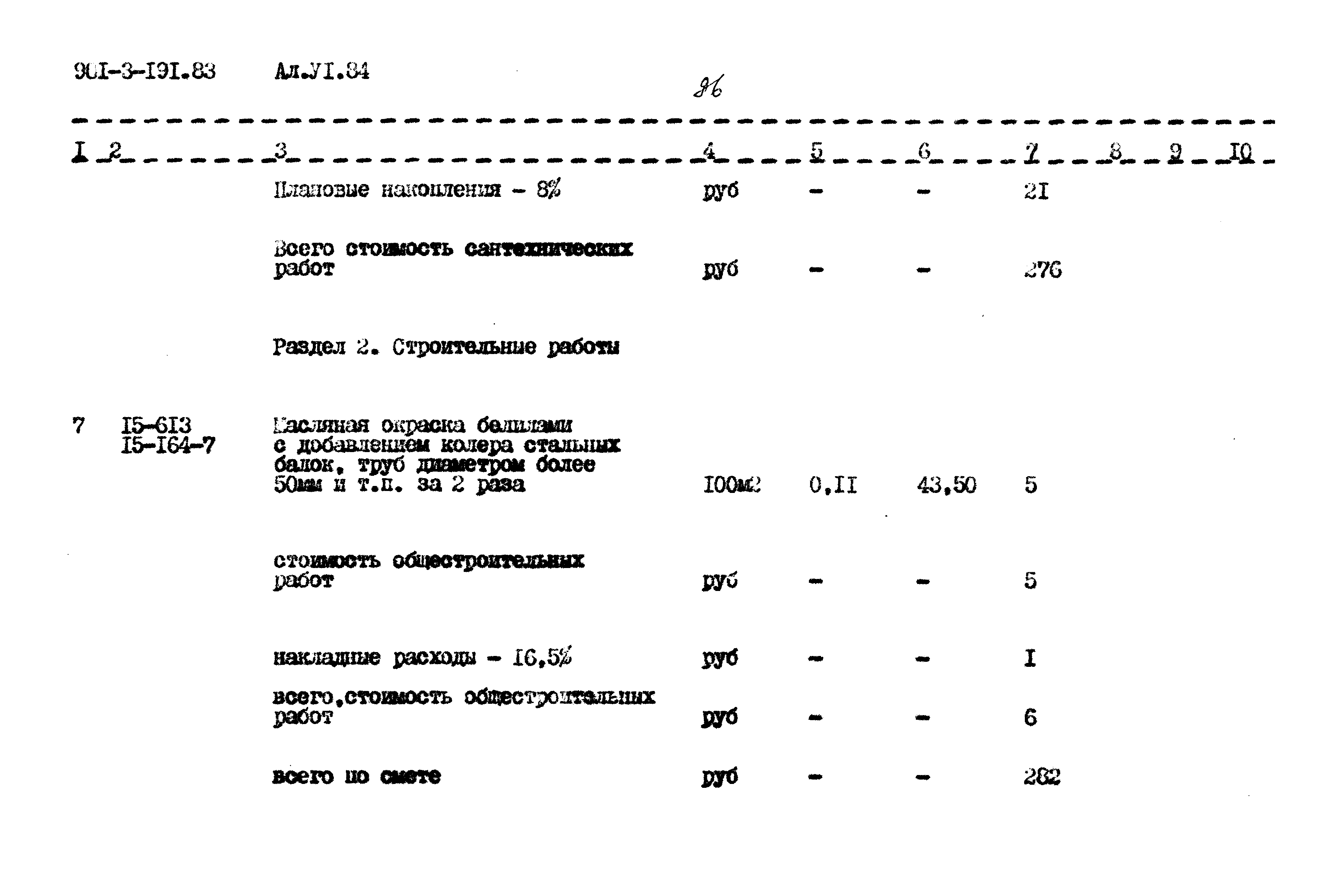 Типовой проект 901-3-191.83
