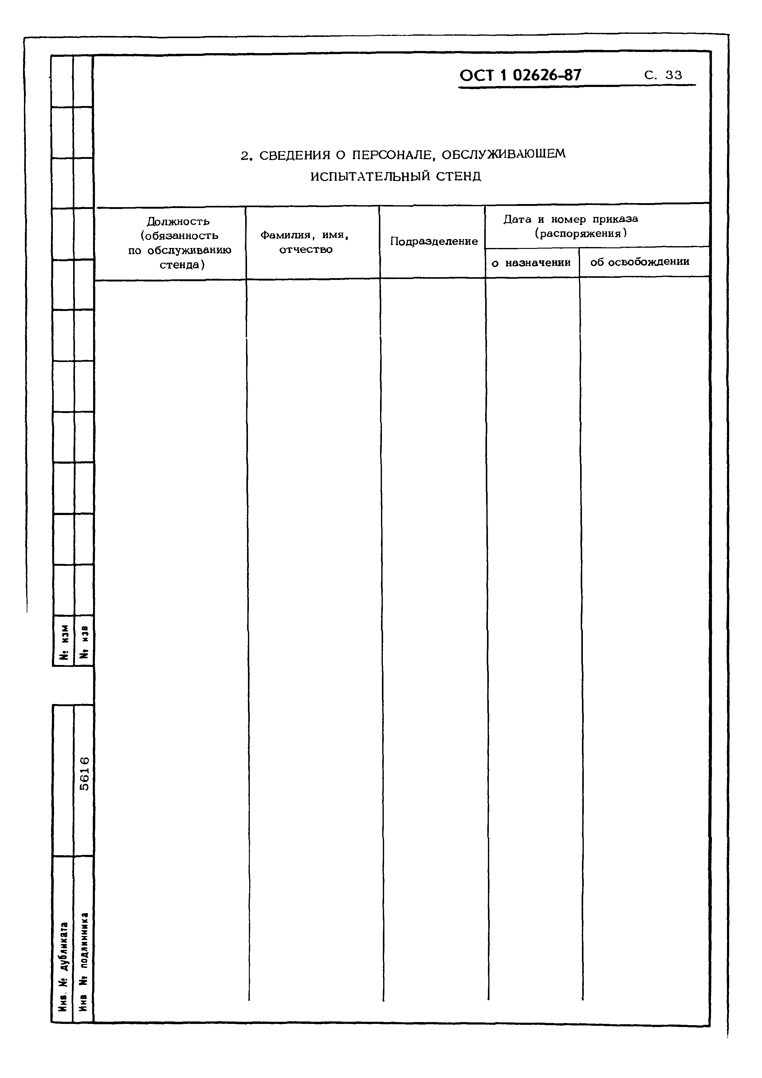 ОСТ 1 02626-87