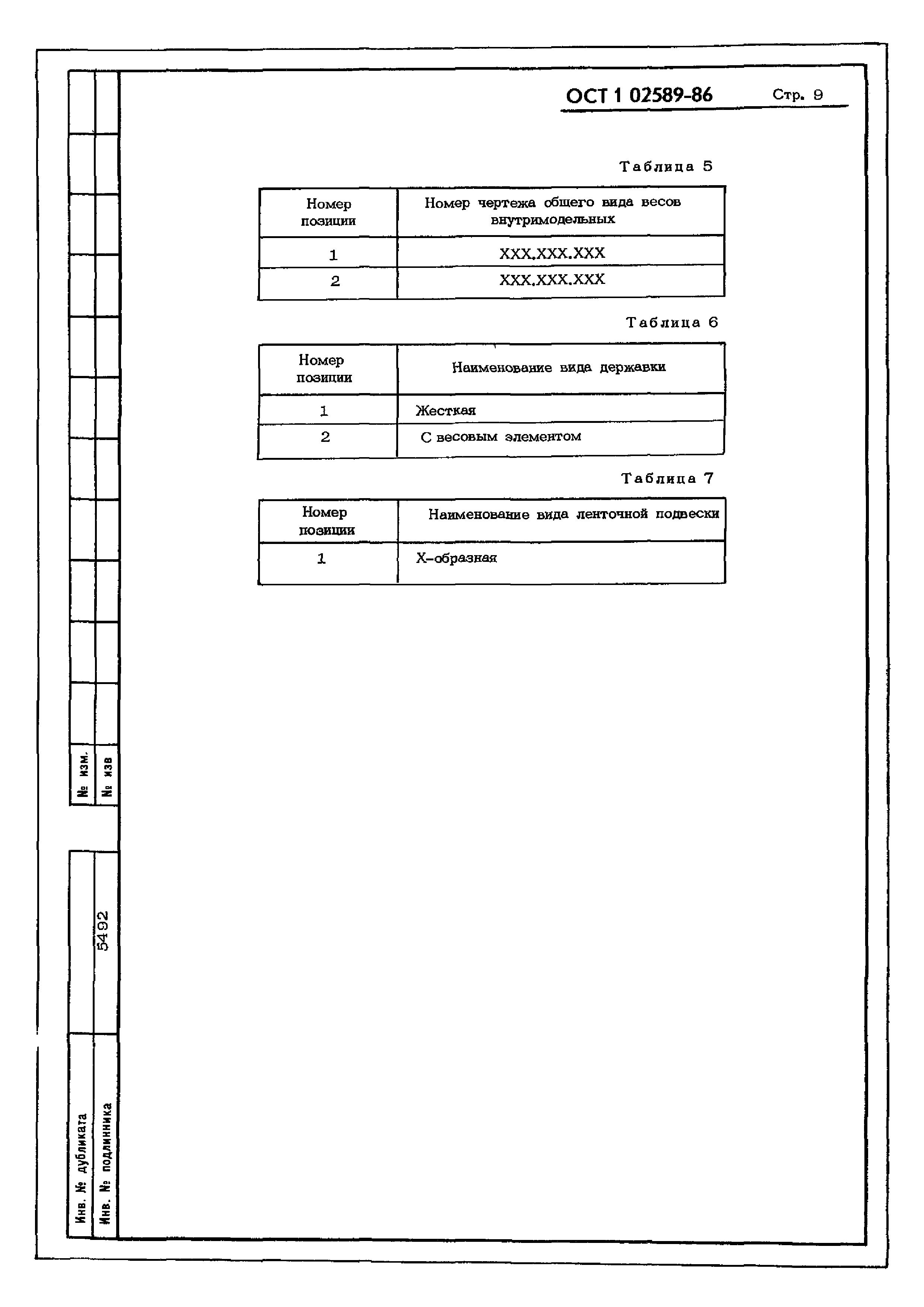 ОСТ 1 02589-86