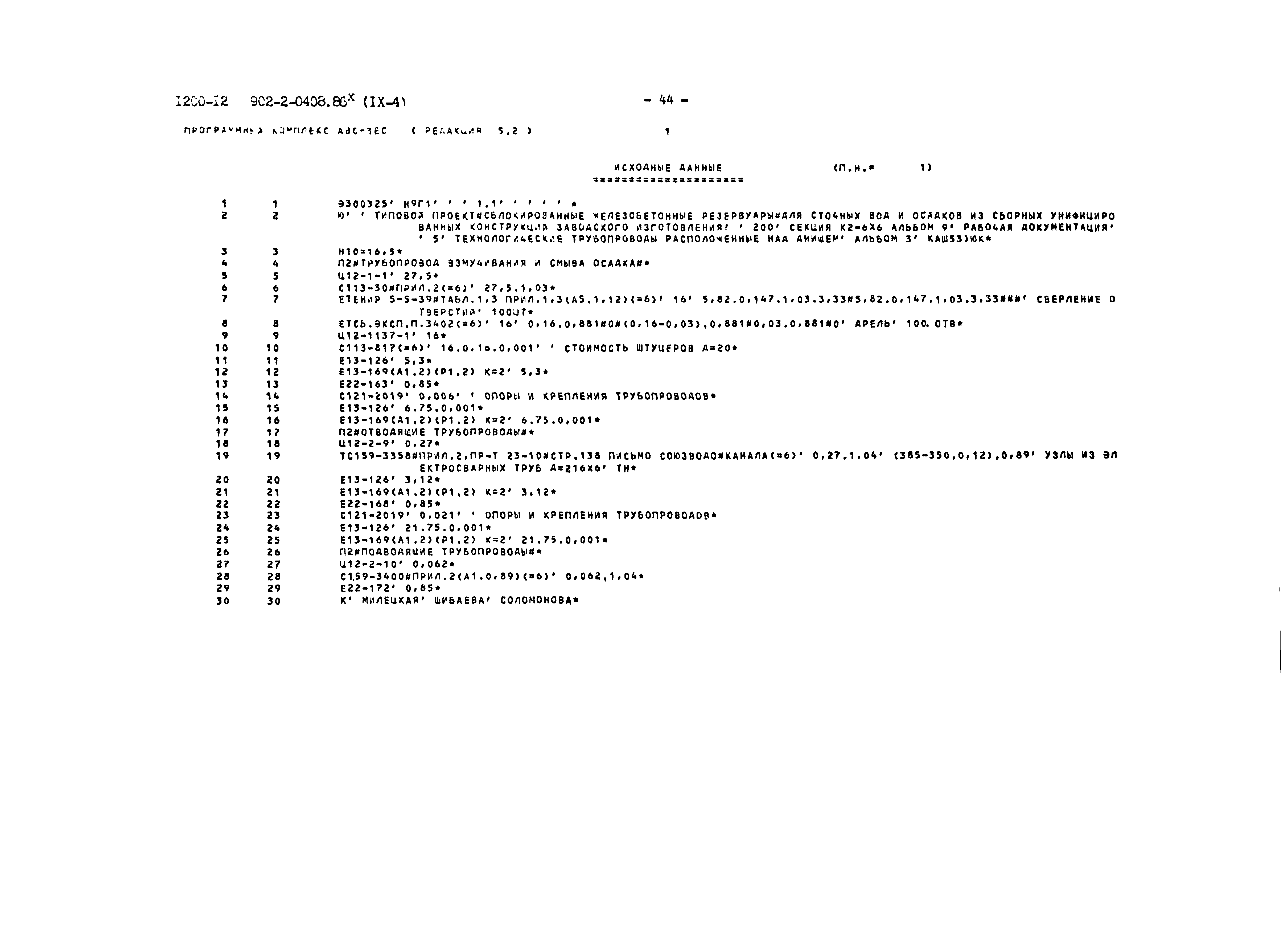 Типовые проектные решения 902-2-0408.86