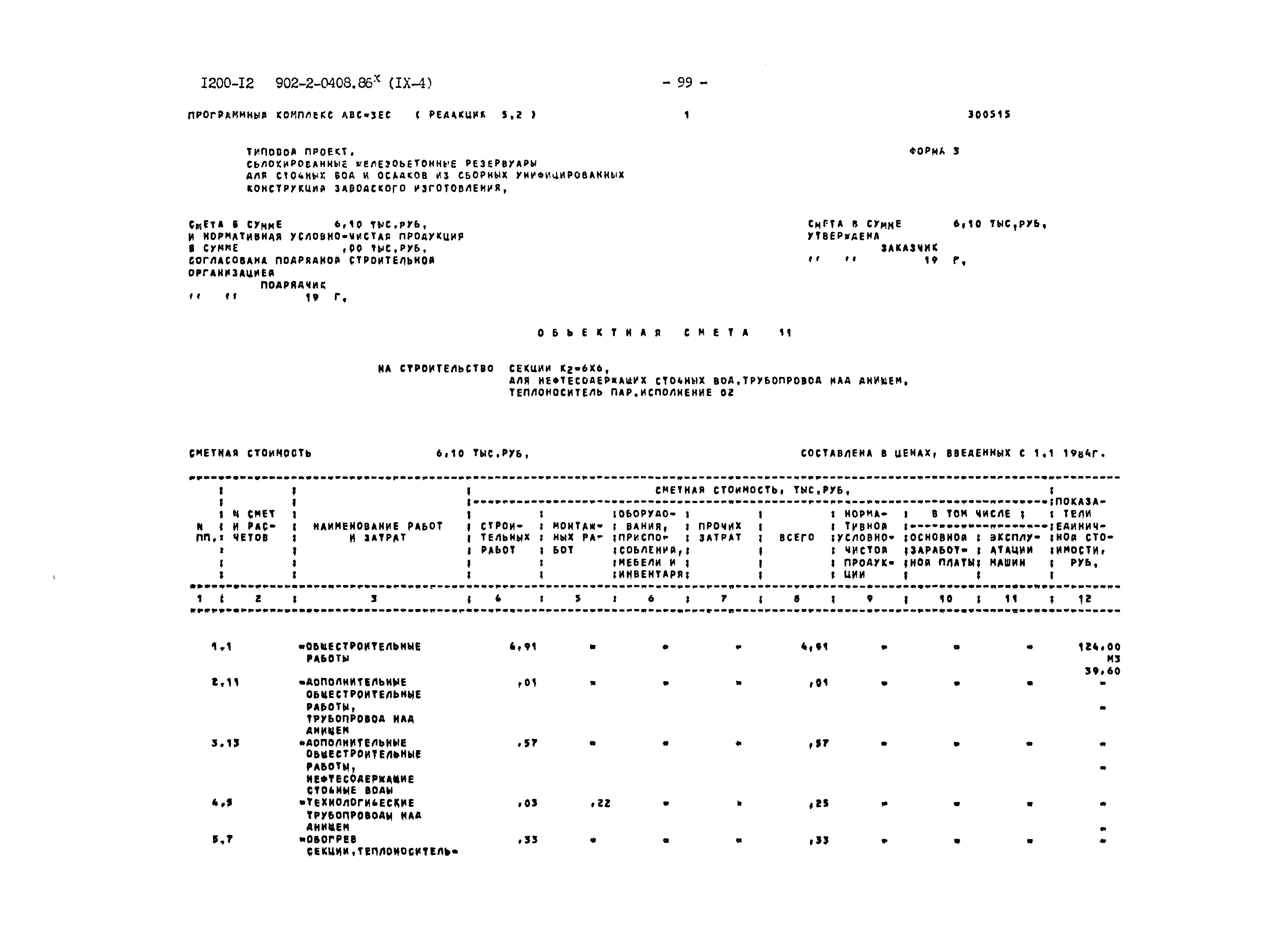 Типовые проектные решения 902-2-0408.86