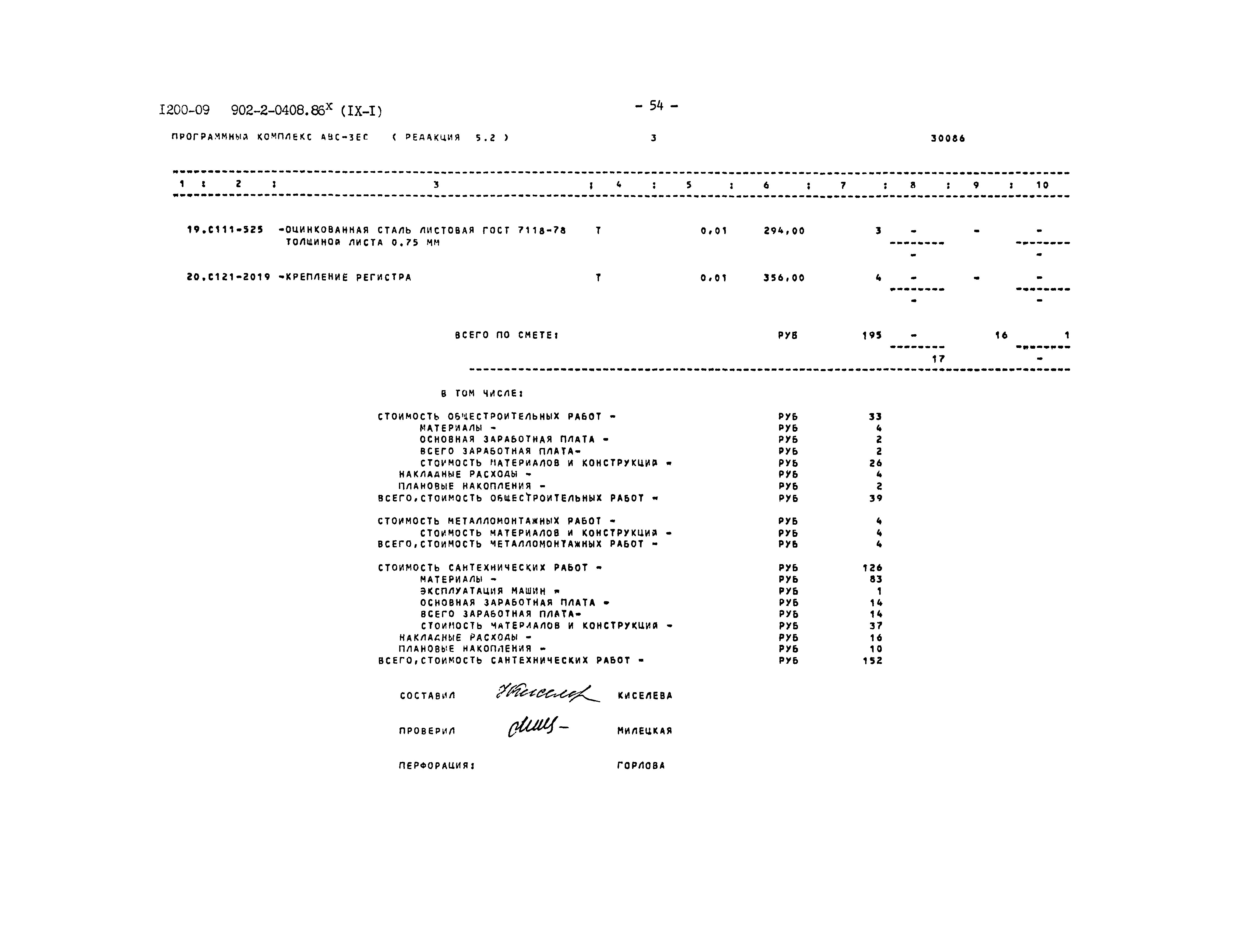 Типовые проектные решения 902-2-0408.86