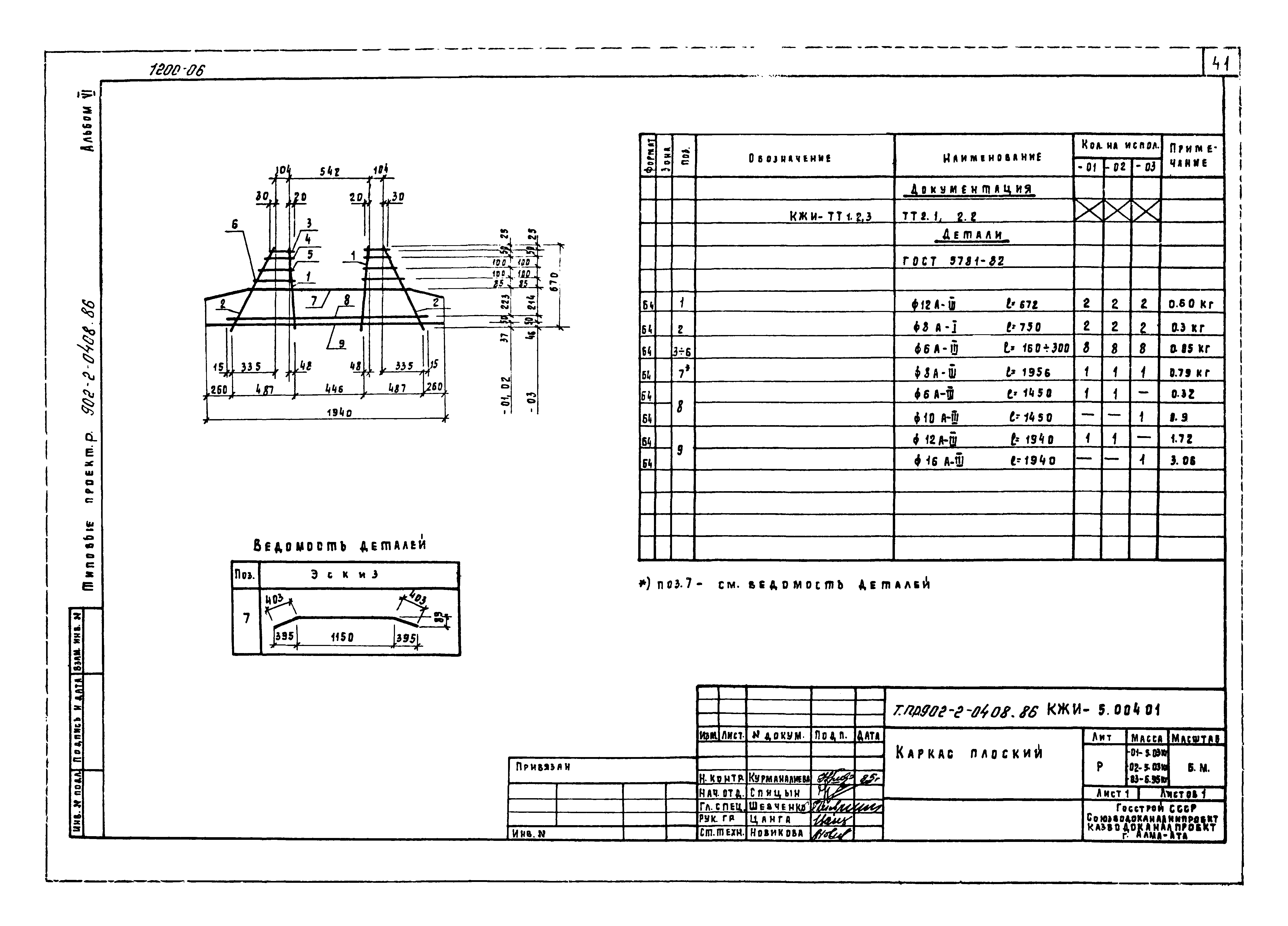 Типовые проектные решения 902-2-0408.86