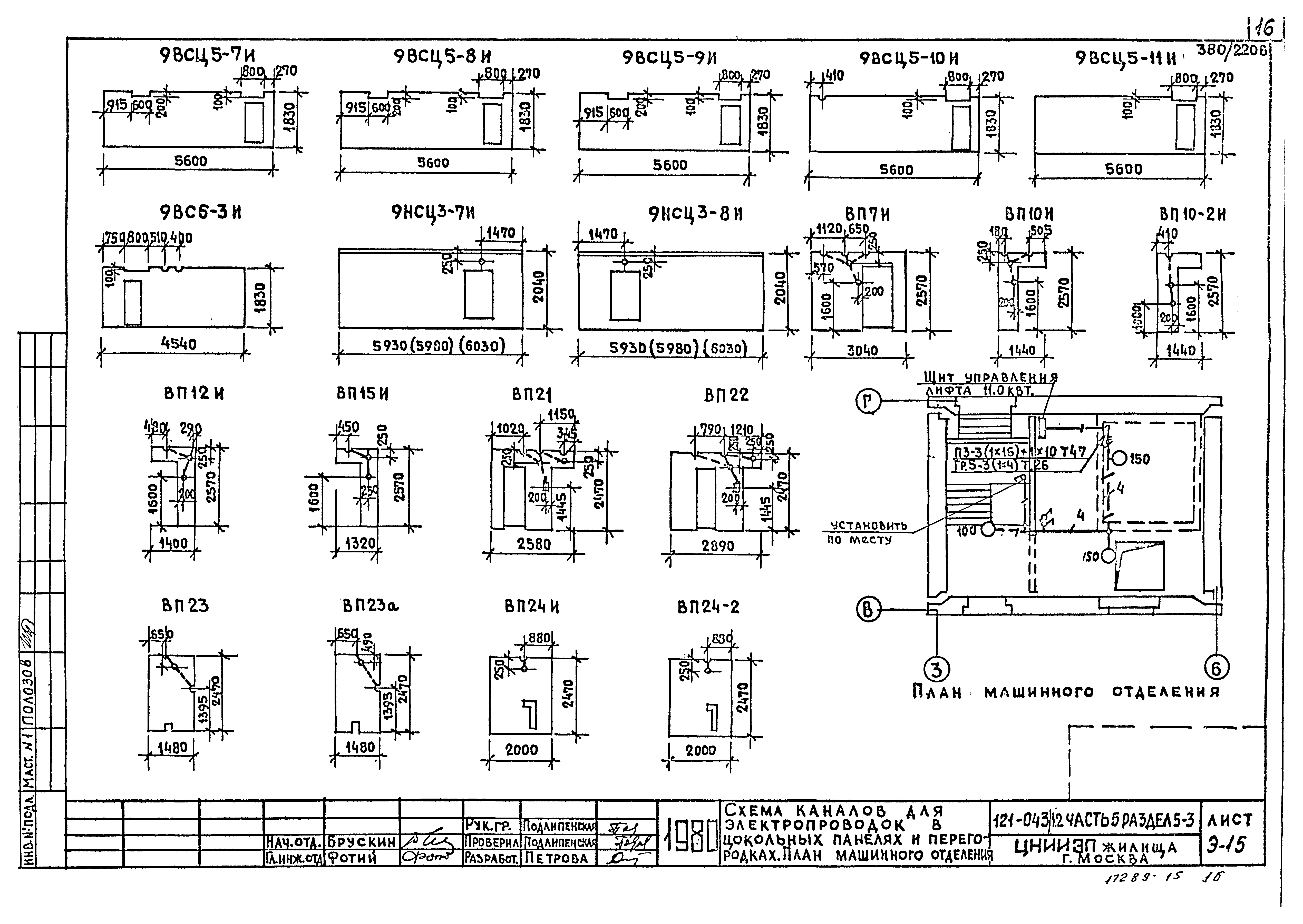 Скачать Типовой проект 121-043/1.2 Часть 5. Раздел 5-3.  Электрооборудование. С теплым чердаком