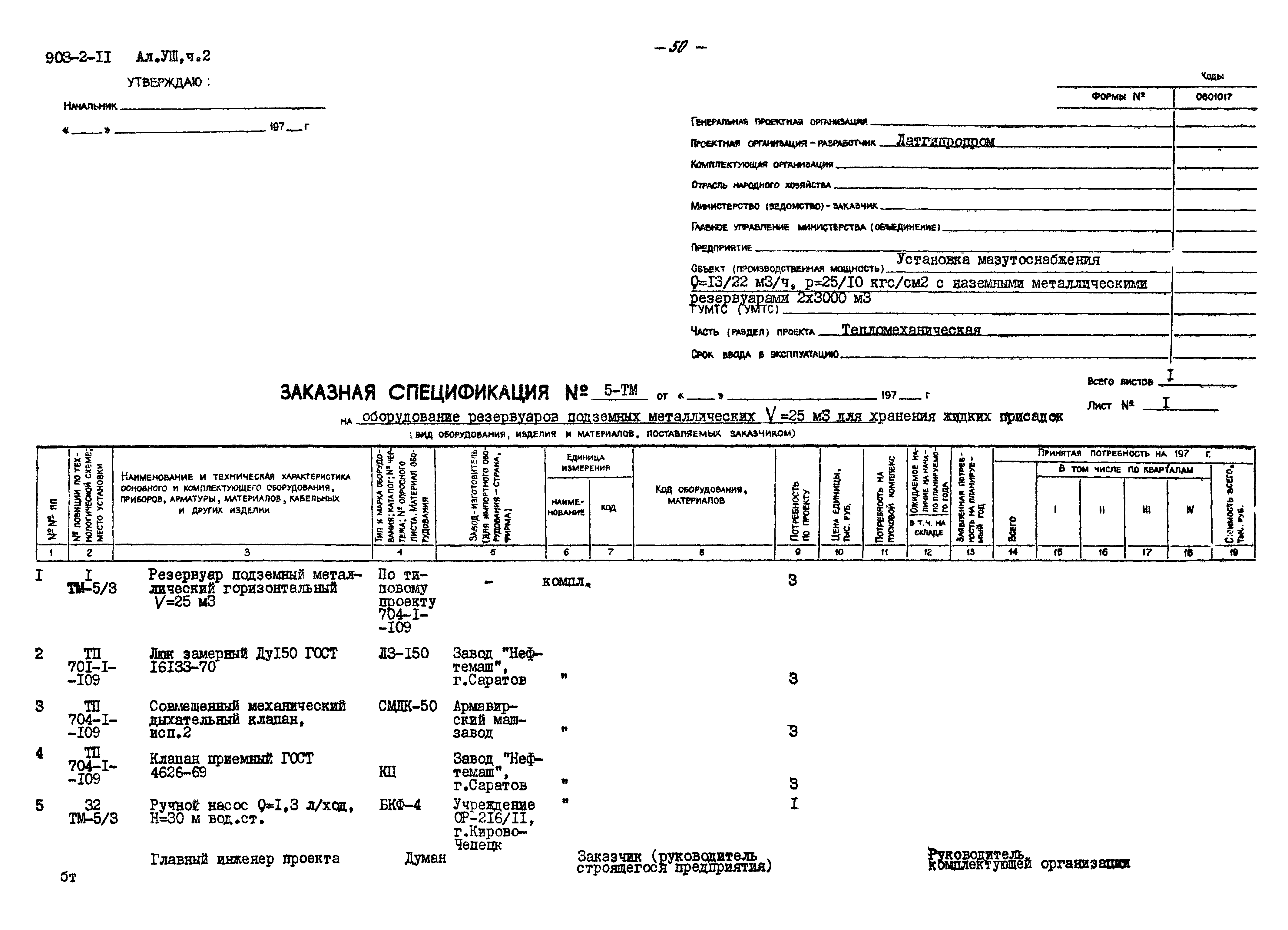 Типовой проект 903-2-15