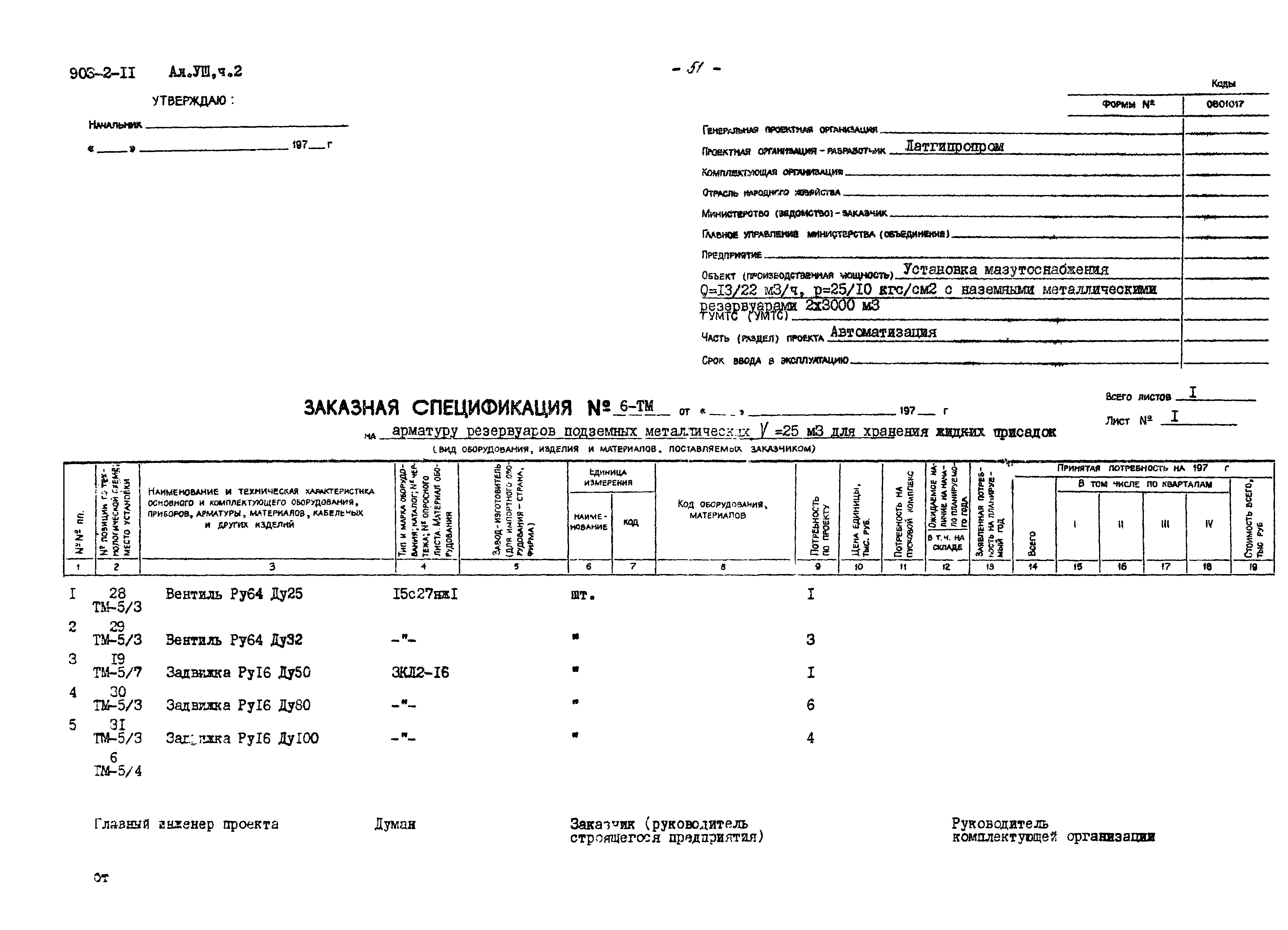 Типовой проект 903-2-15