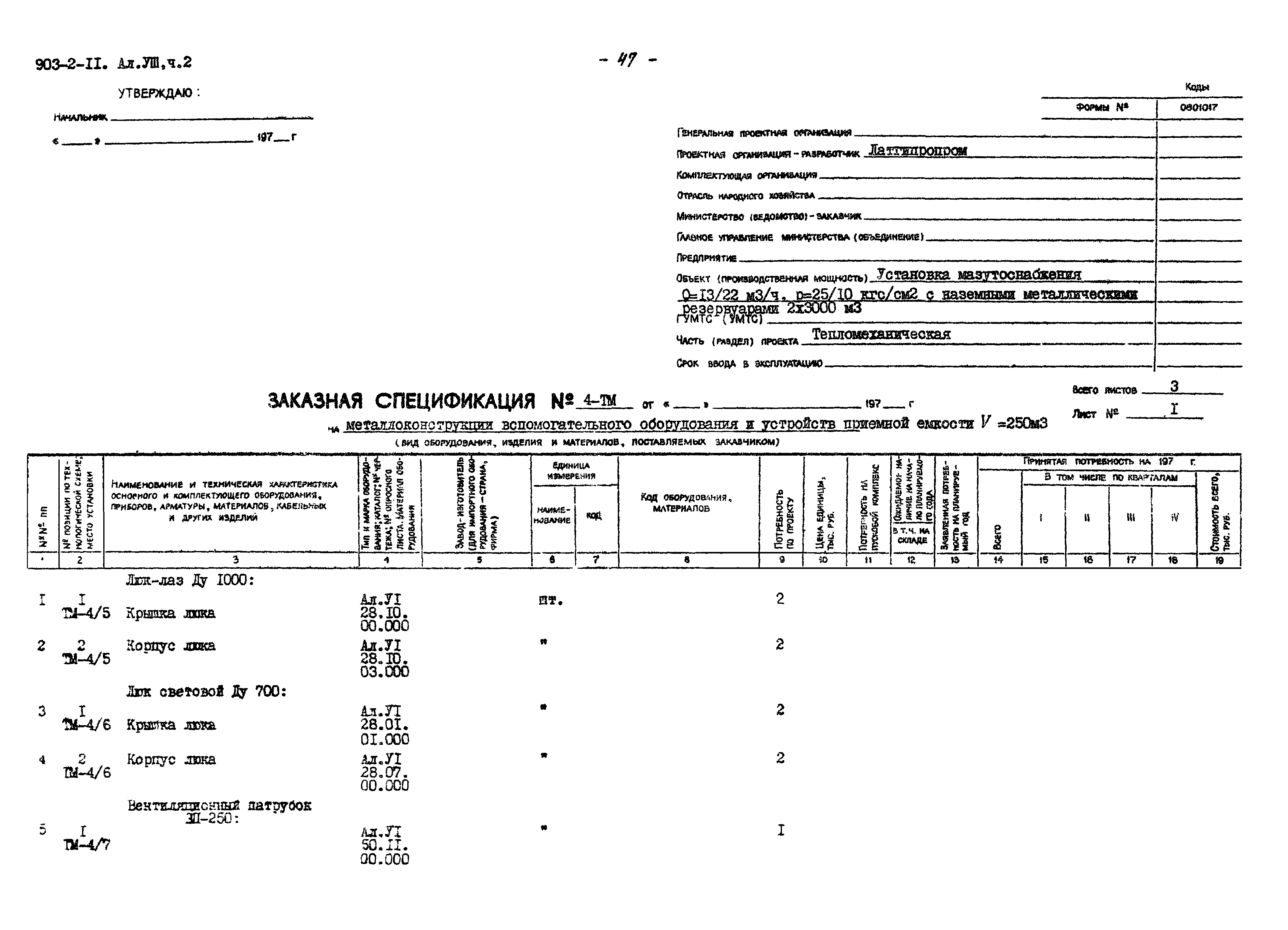 Типовой проект 903-2-15