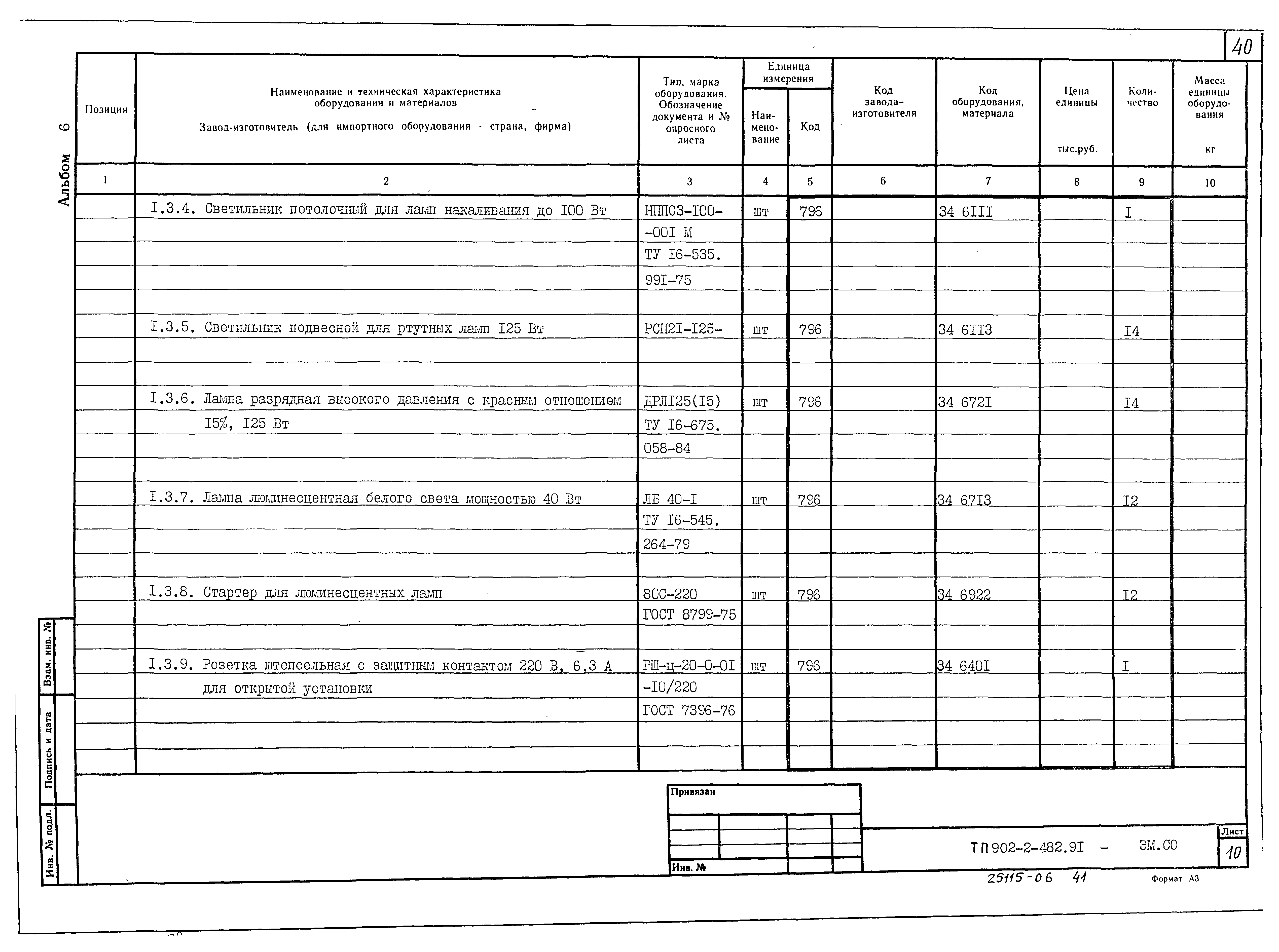 Типовой проект 902-2-482.91