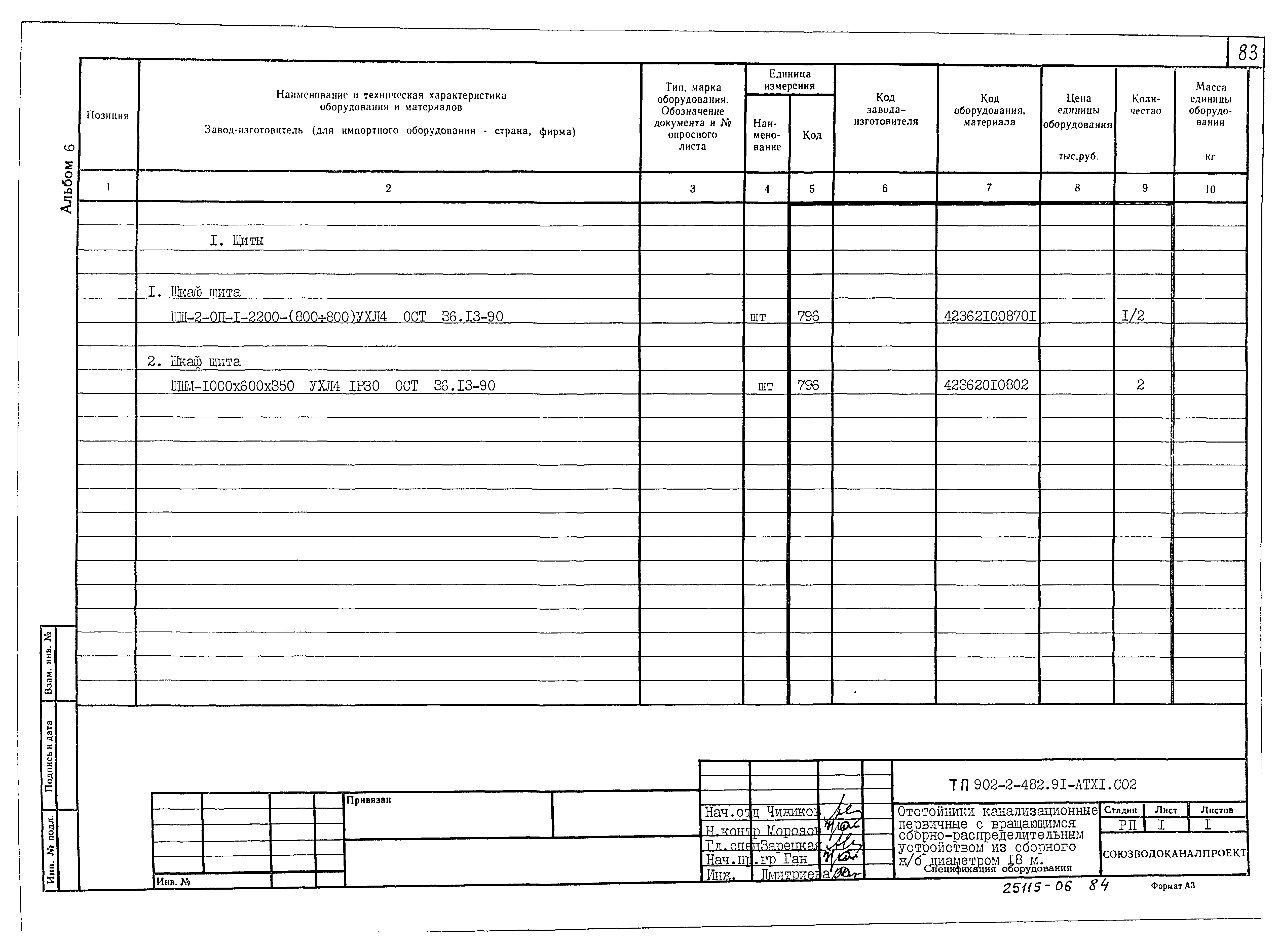 Типовой проект 902-2-482.91