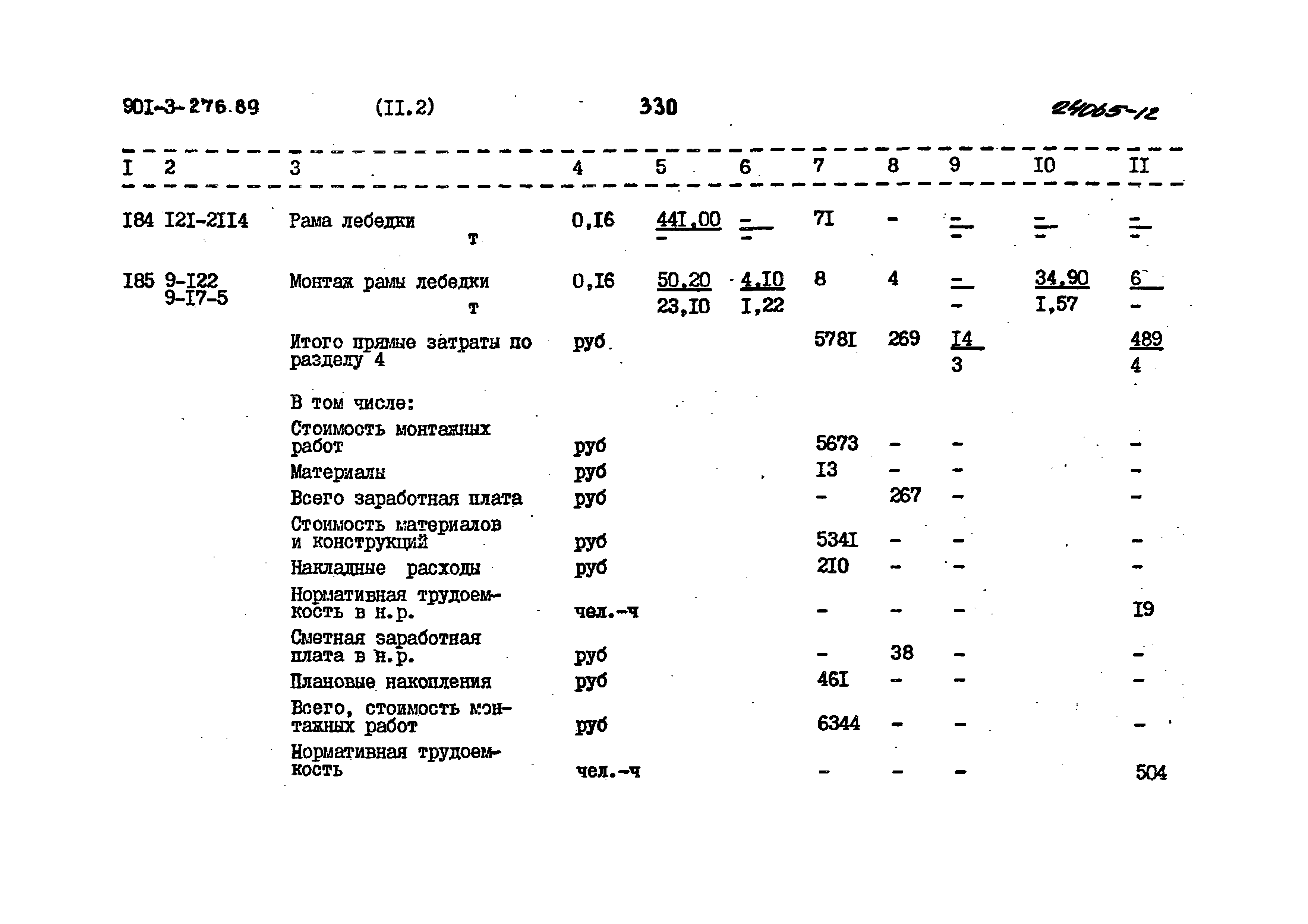 Типовой проект 901-3-276.89