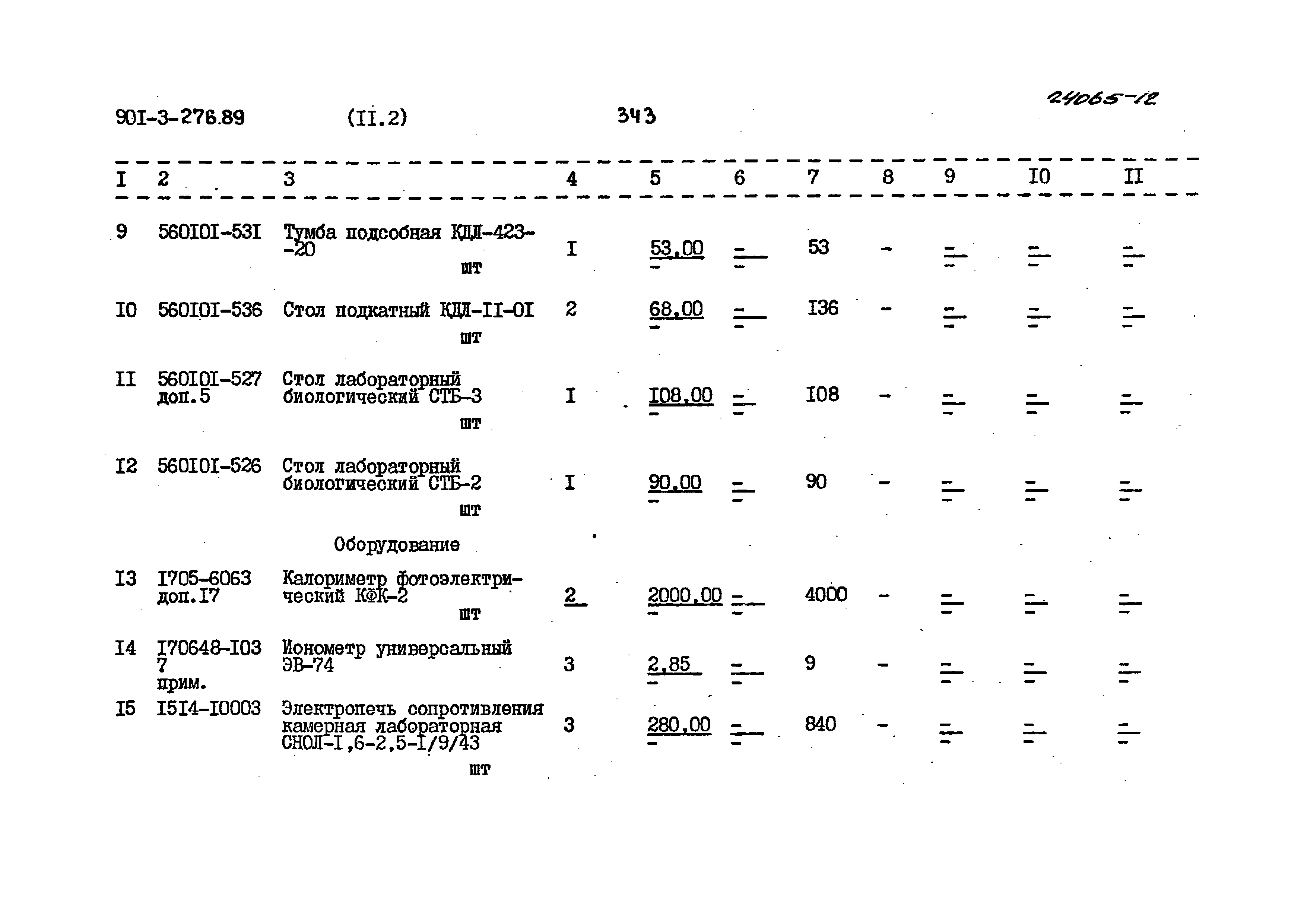 Типовой проект 901-3-276.89
