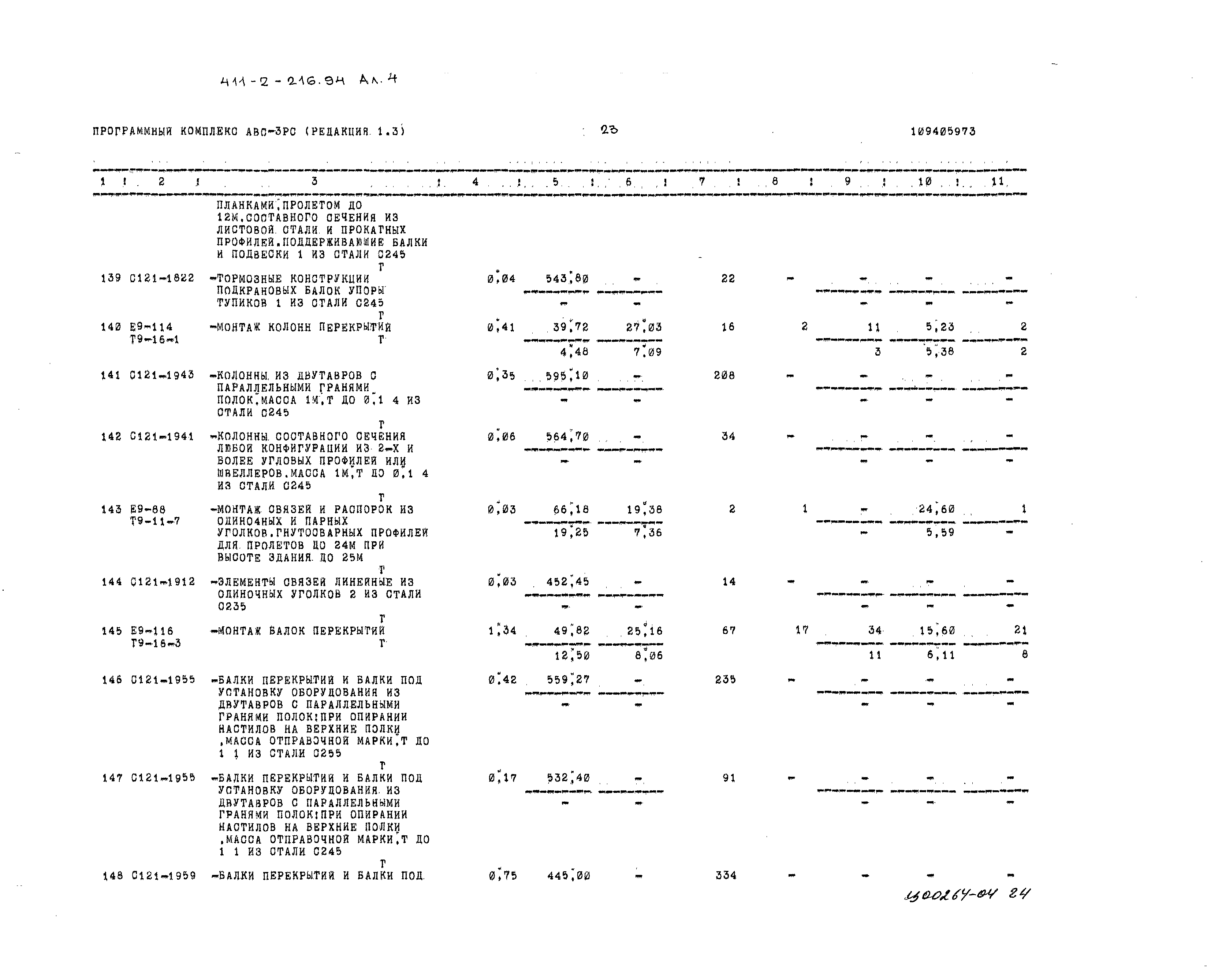 Типовой проект 411-2-216.94