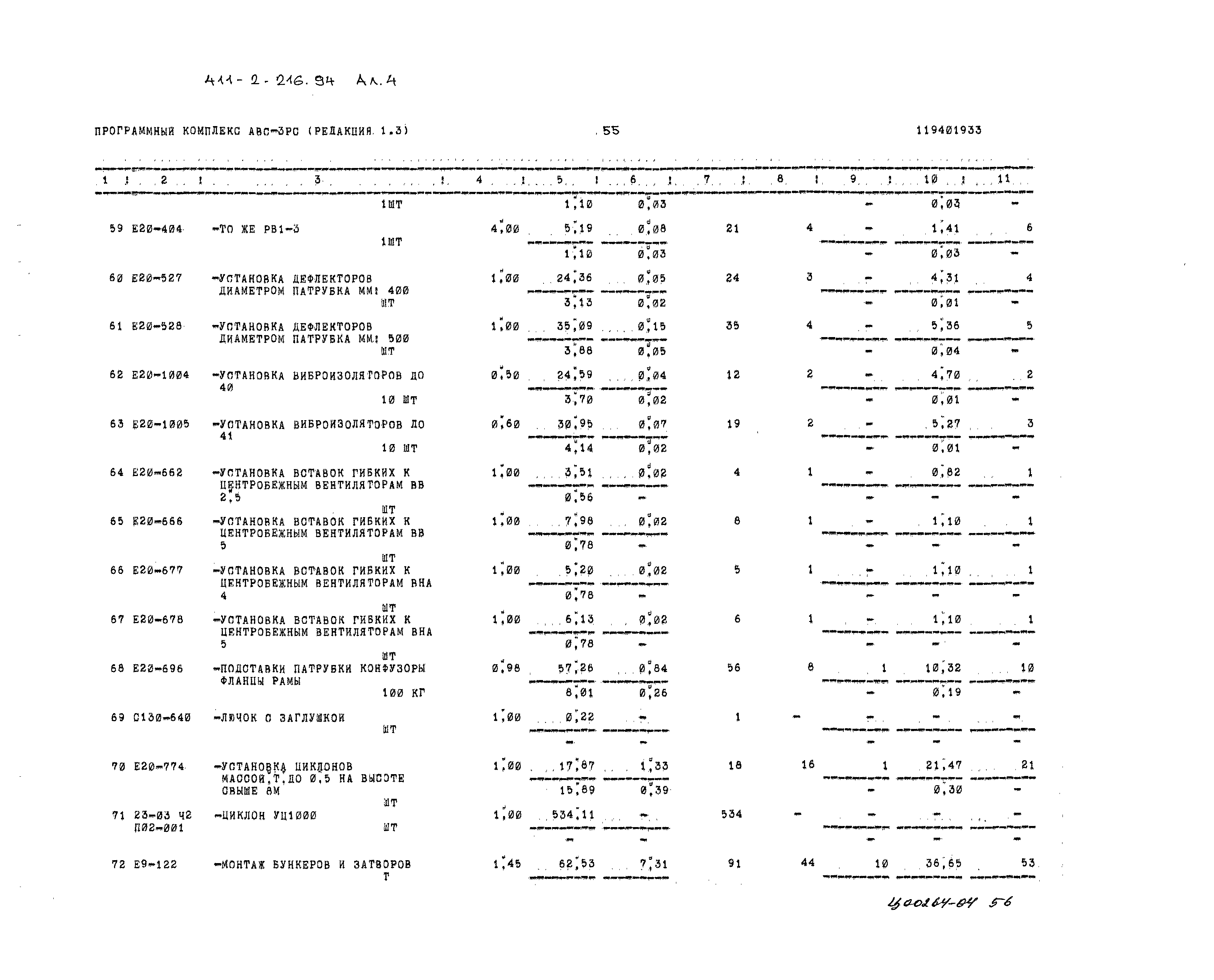 Типовой проект 411-2-216.94