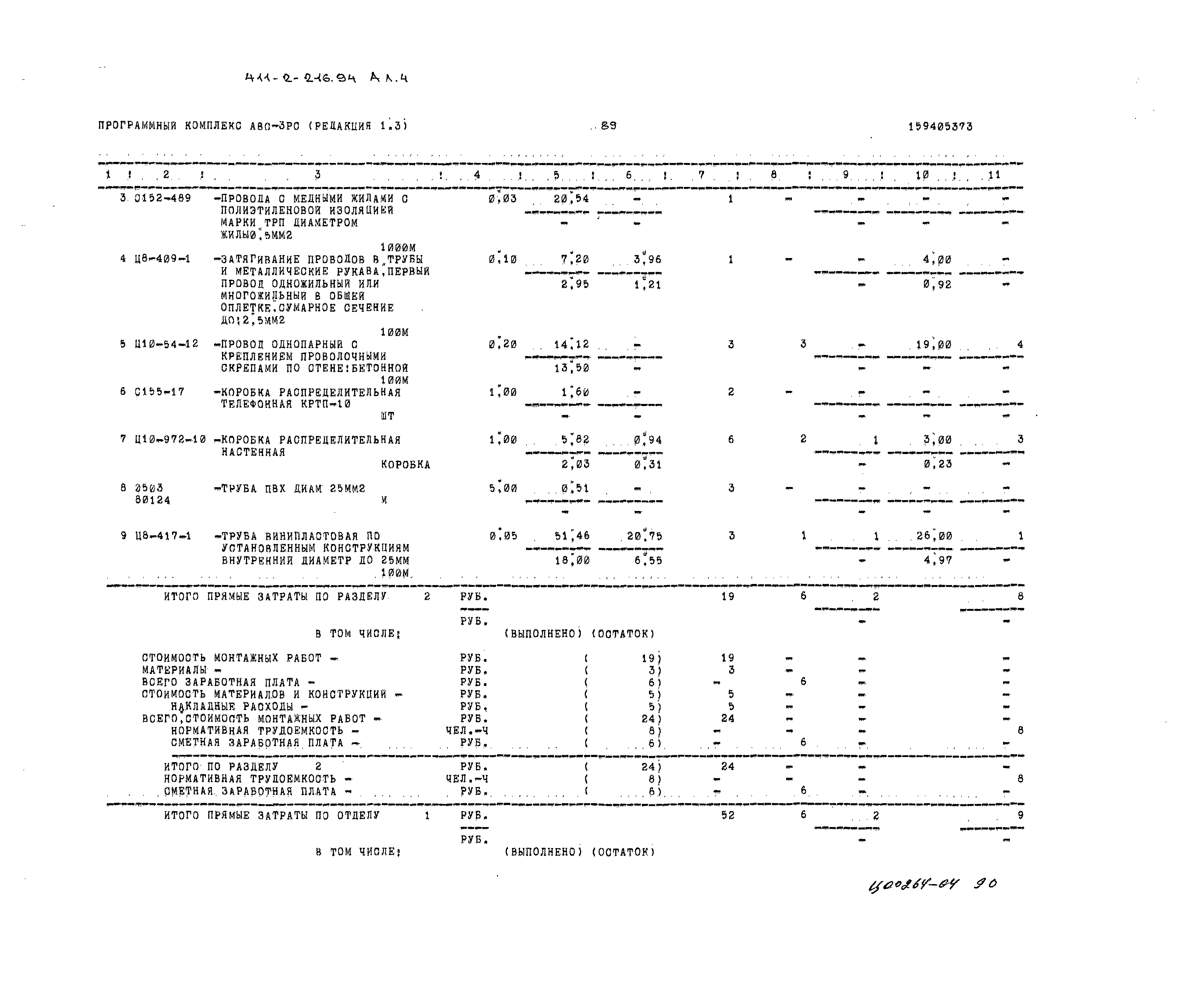 Типовой проект 411-2-216.94