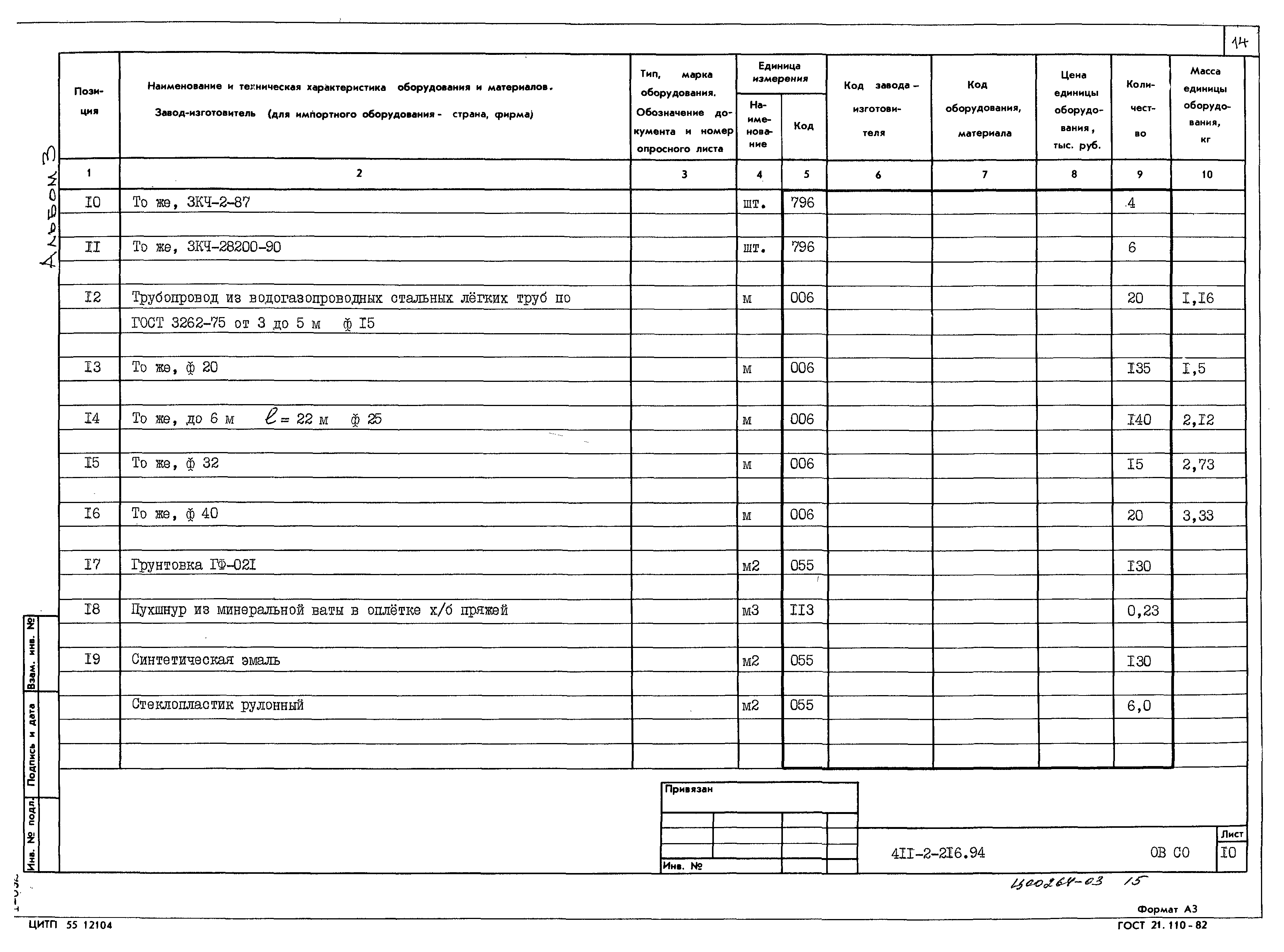 Типовой проект 411-2-216.94
