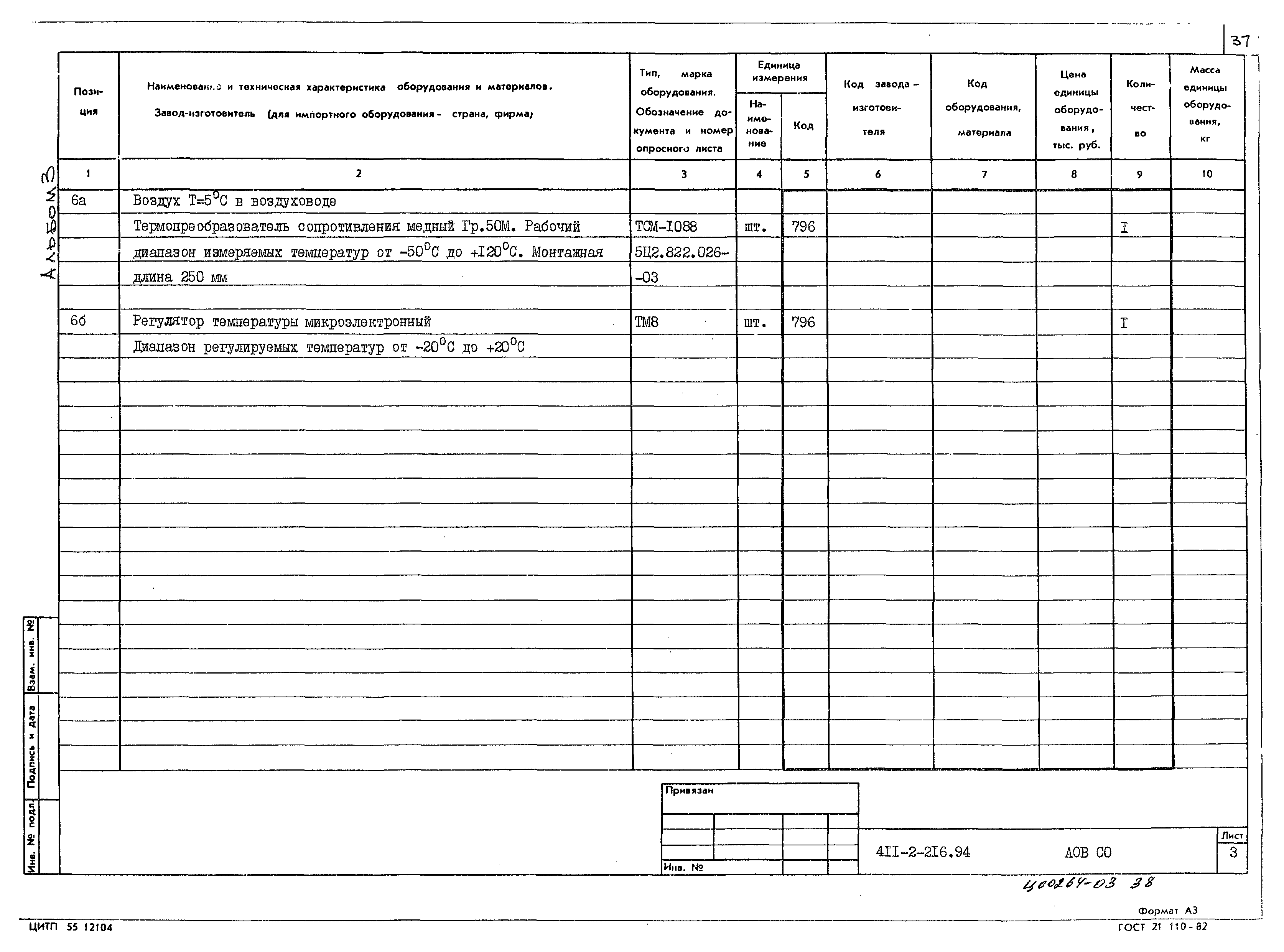 Типовой проект 411-2-216.94