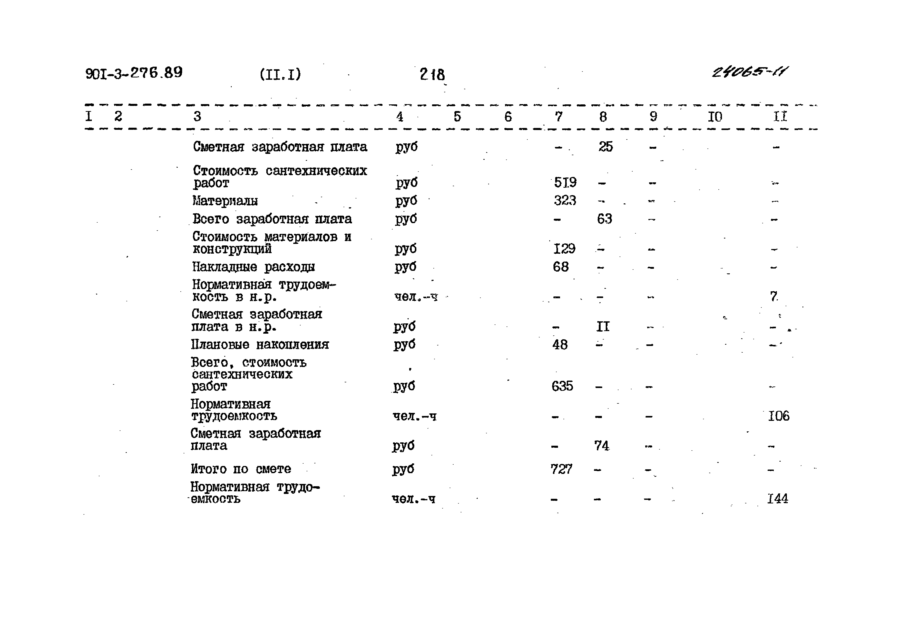 Типовой проект 901-3-276.89