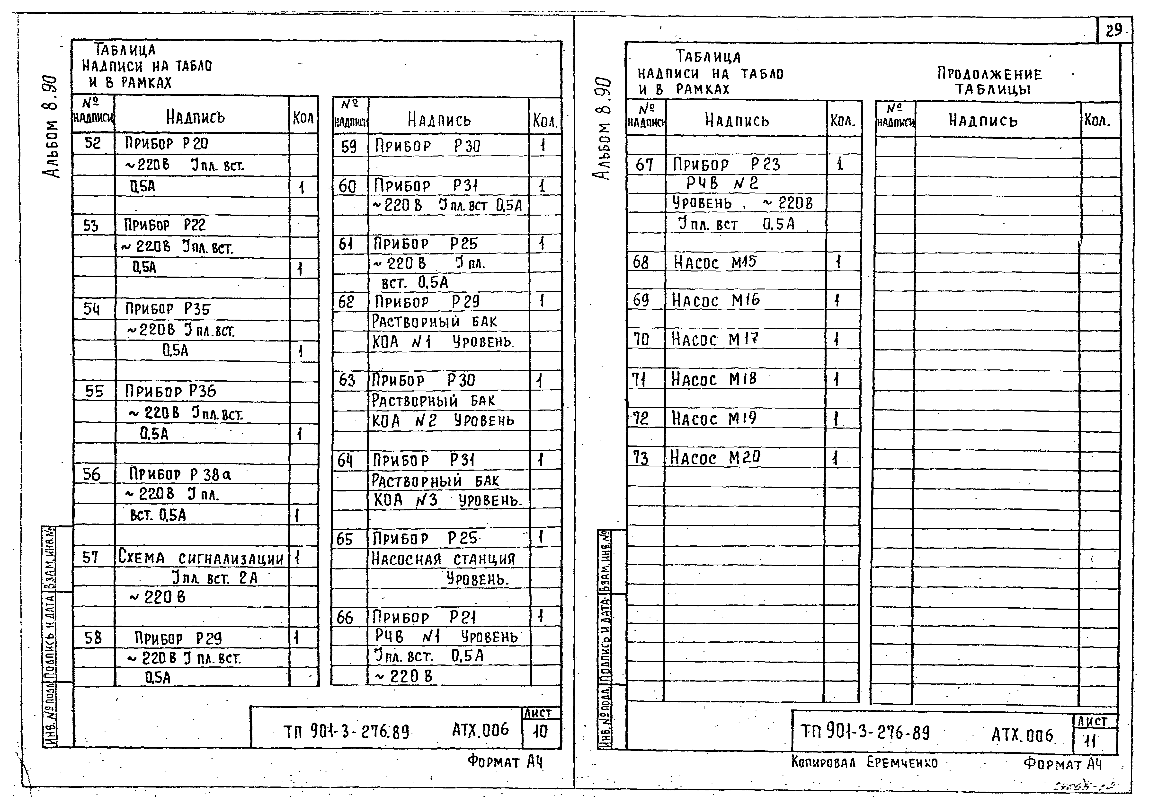 Типовой проект 901-3-276.89