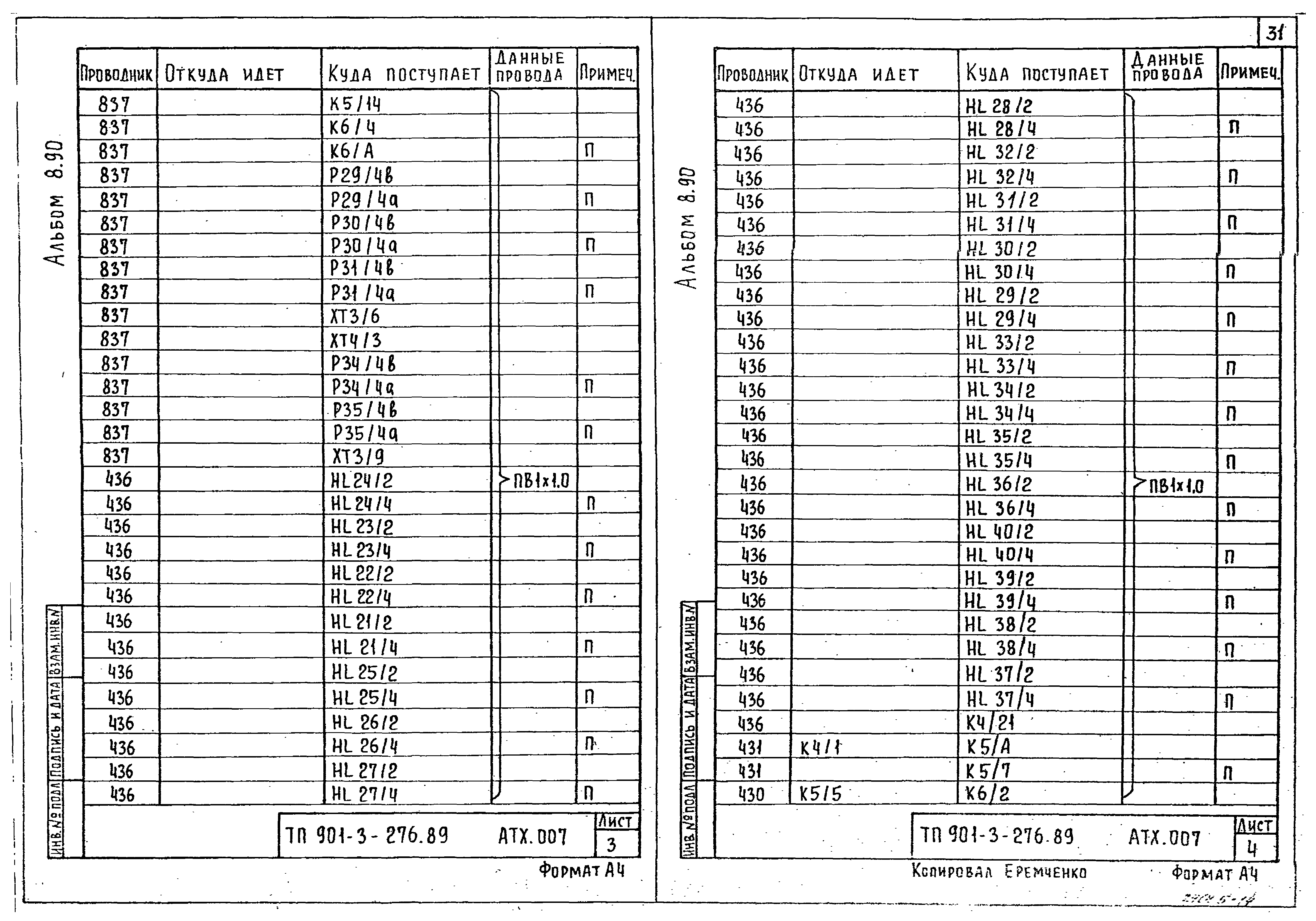 Типовой проект 901-3-276.89