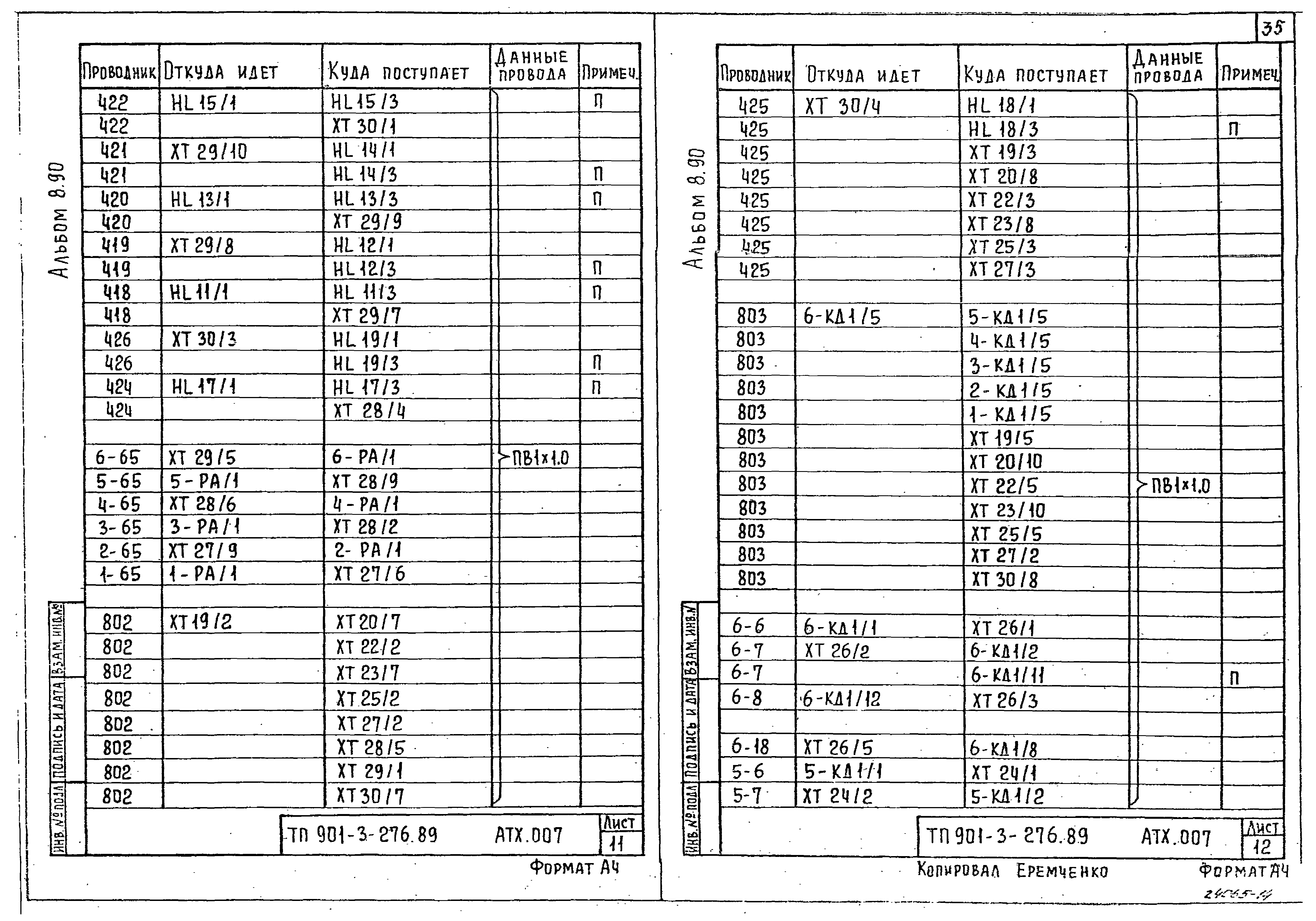 Типовой проект 901-3-276.89