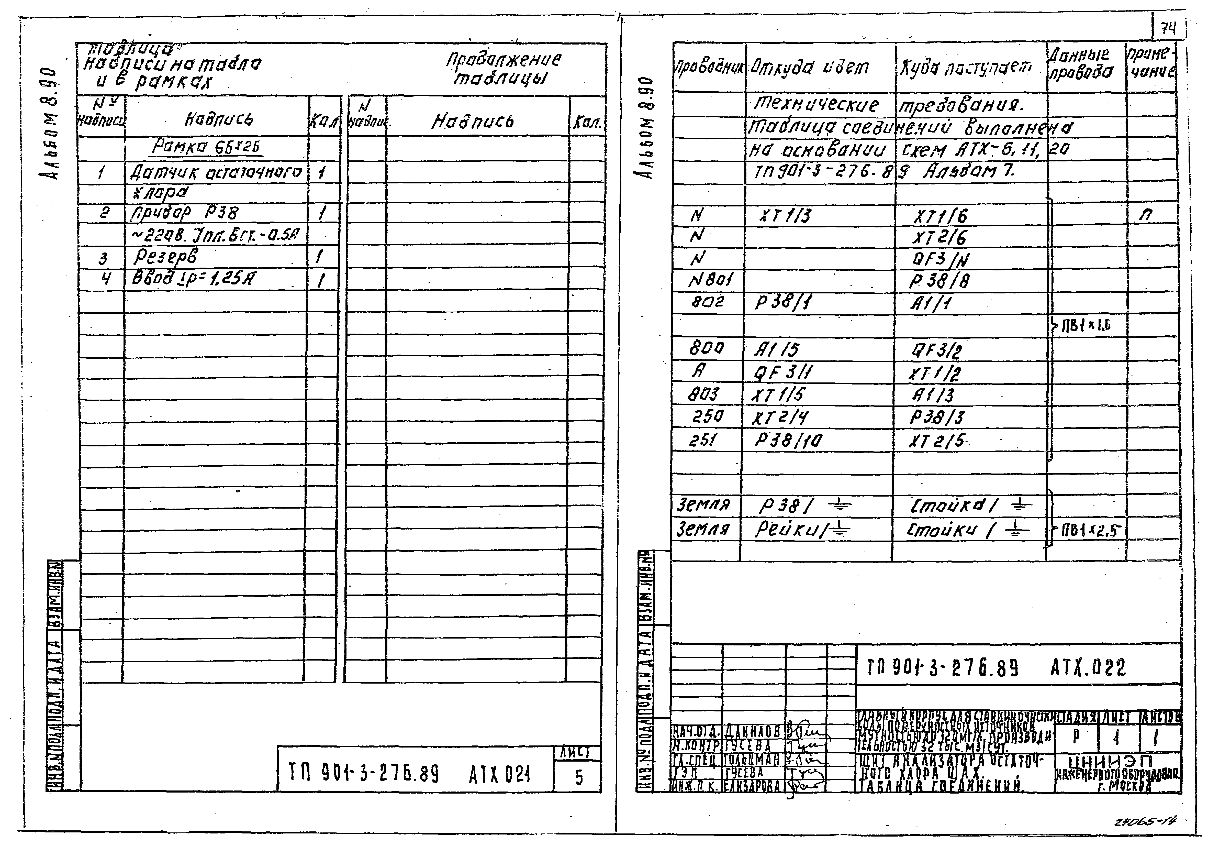 Типовой проект 901-3-276.89