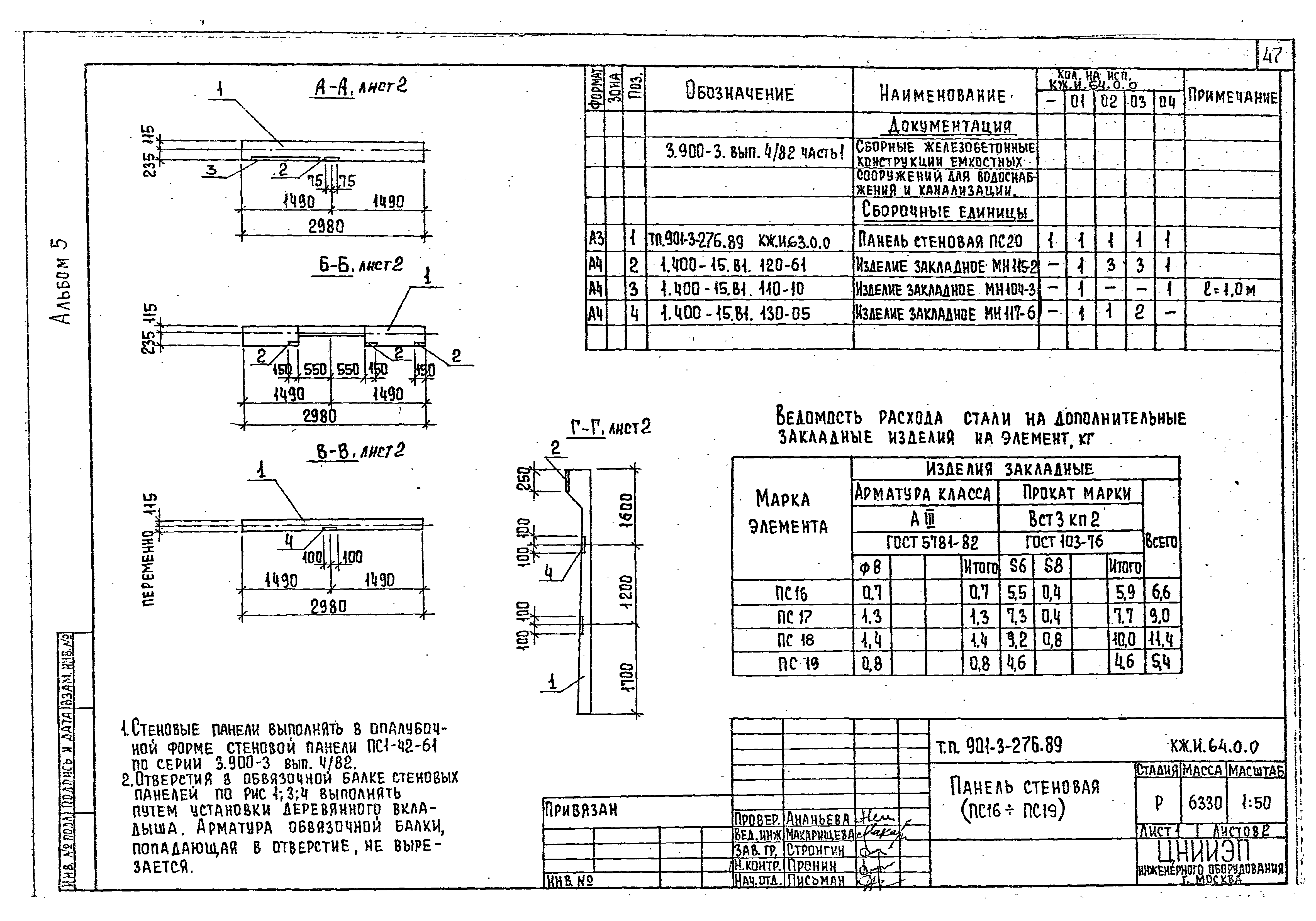 Типовой проект 901-3-276.89