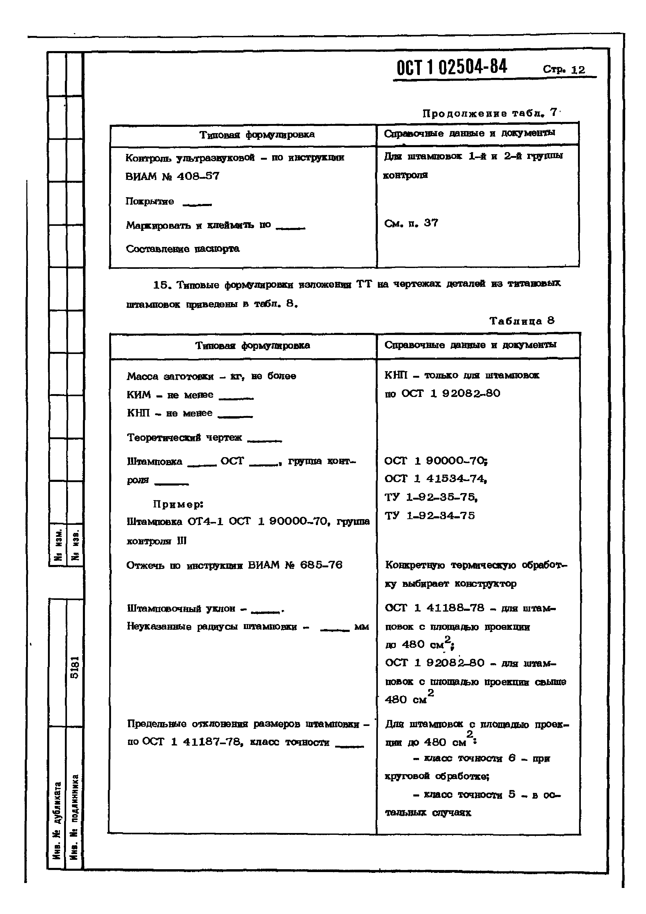 ОСТ 1 02504-84