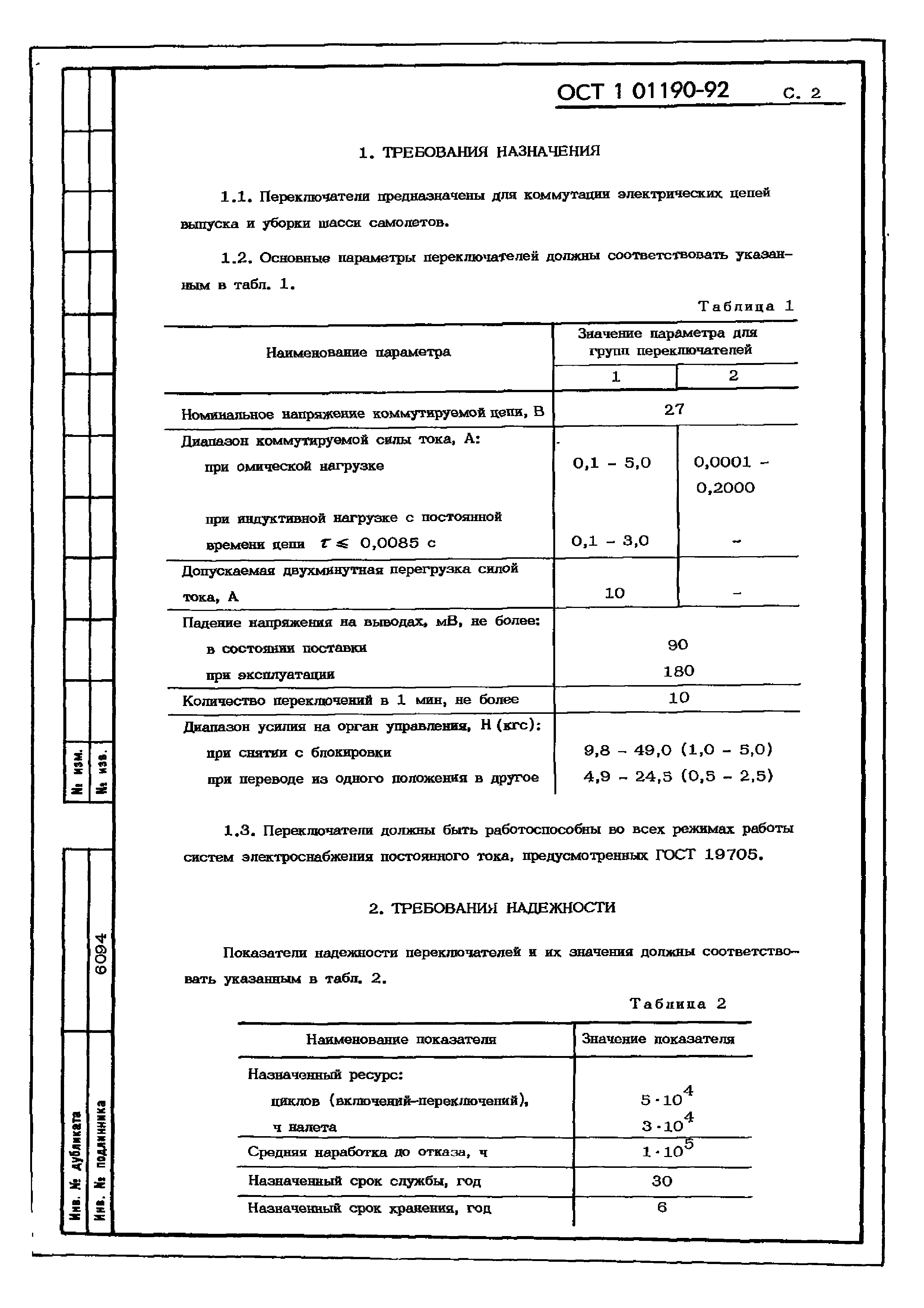 ОСТ 1 01190-92