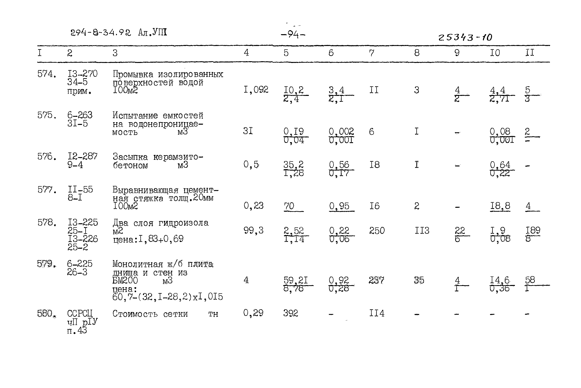 Типовой проект 294-8-34.92