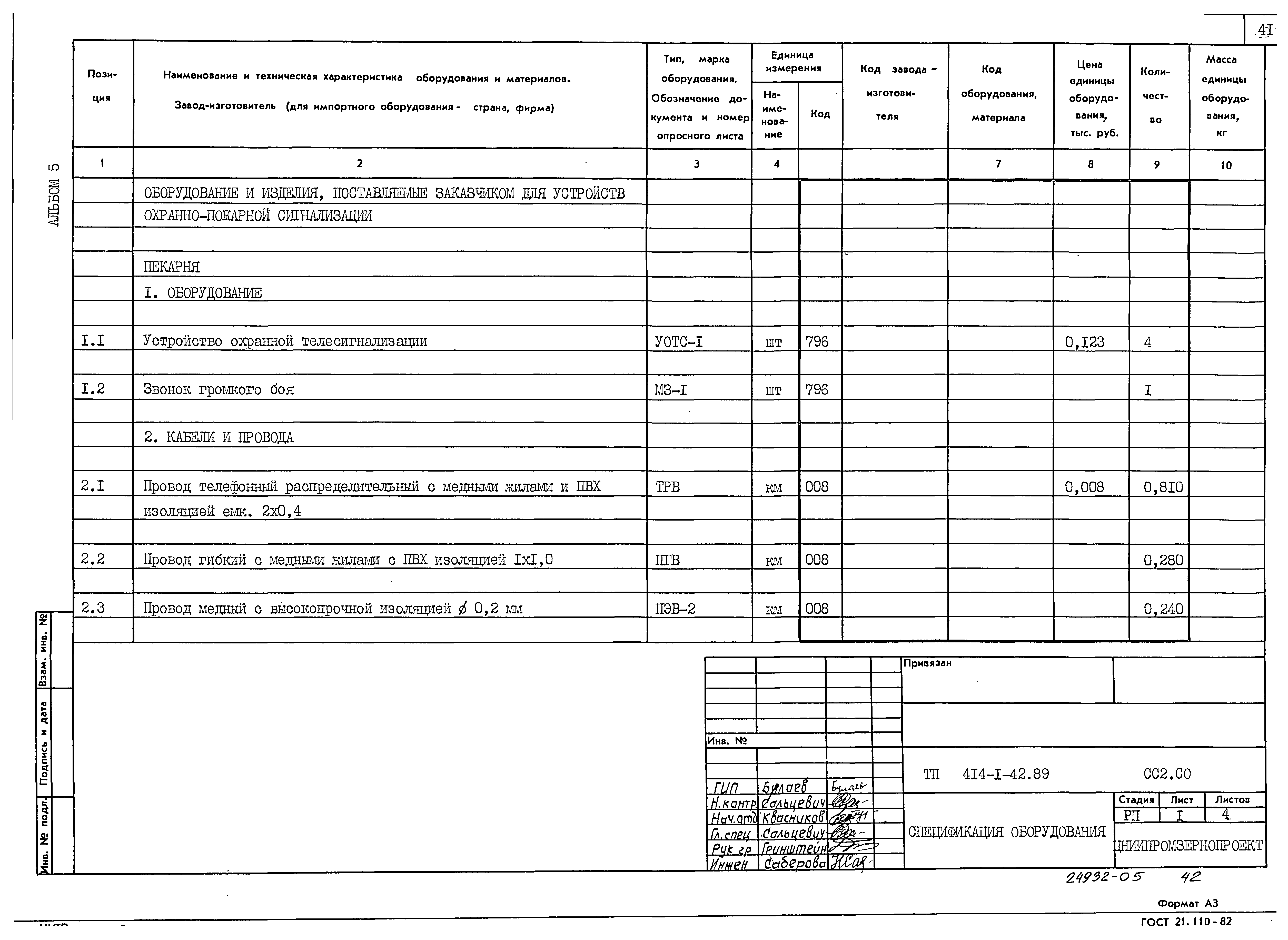 Типовой проект 414-1-42.89