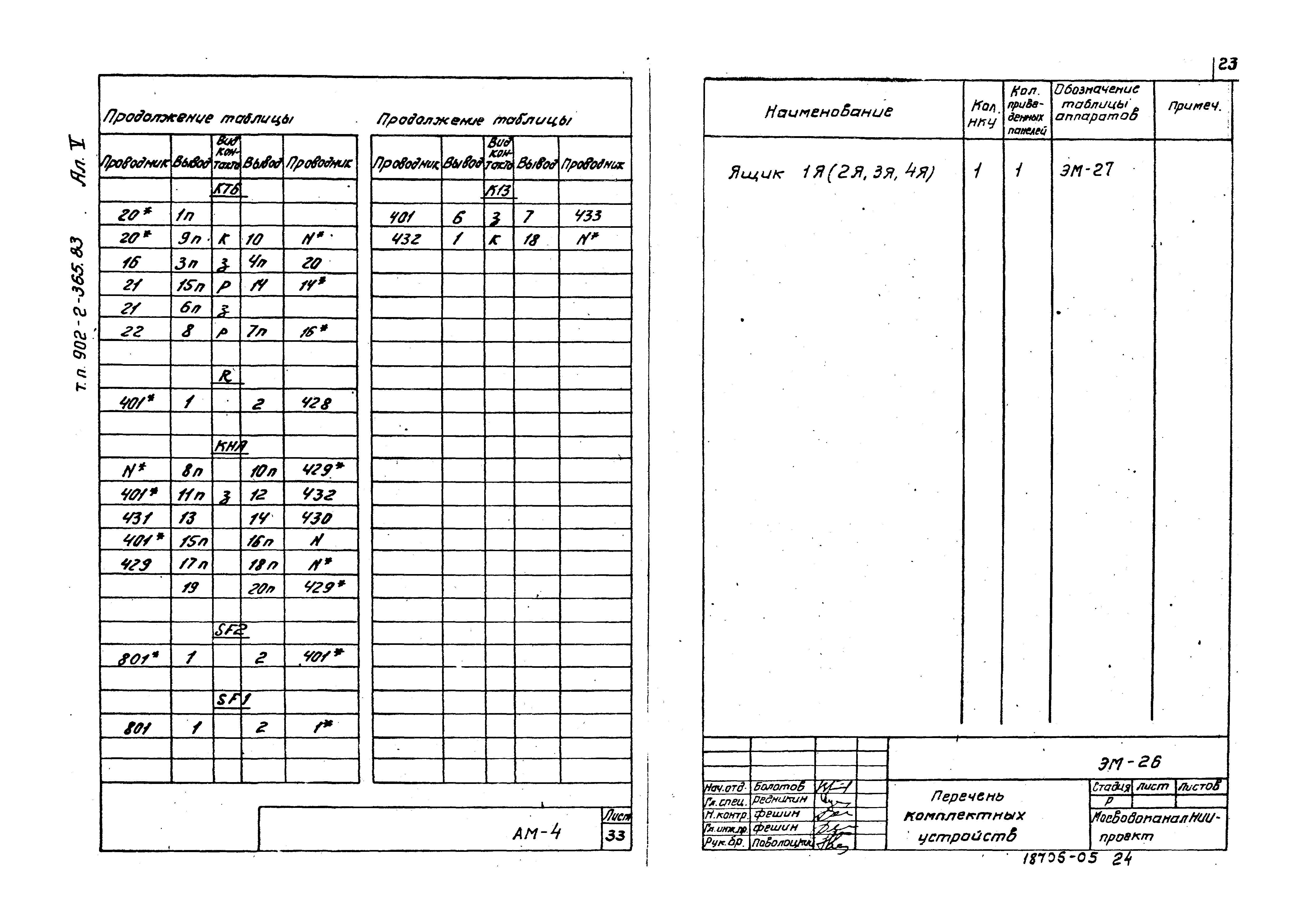 Типовой проект 902-2-365.83