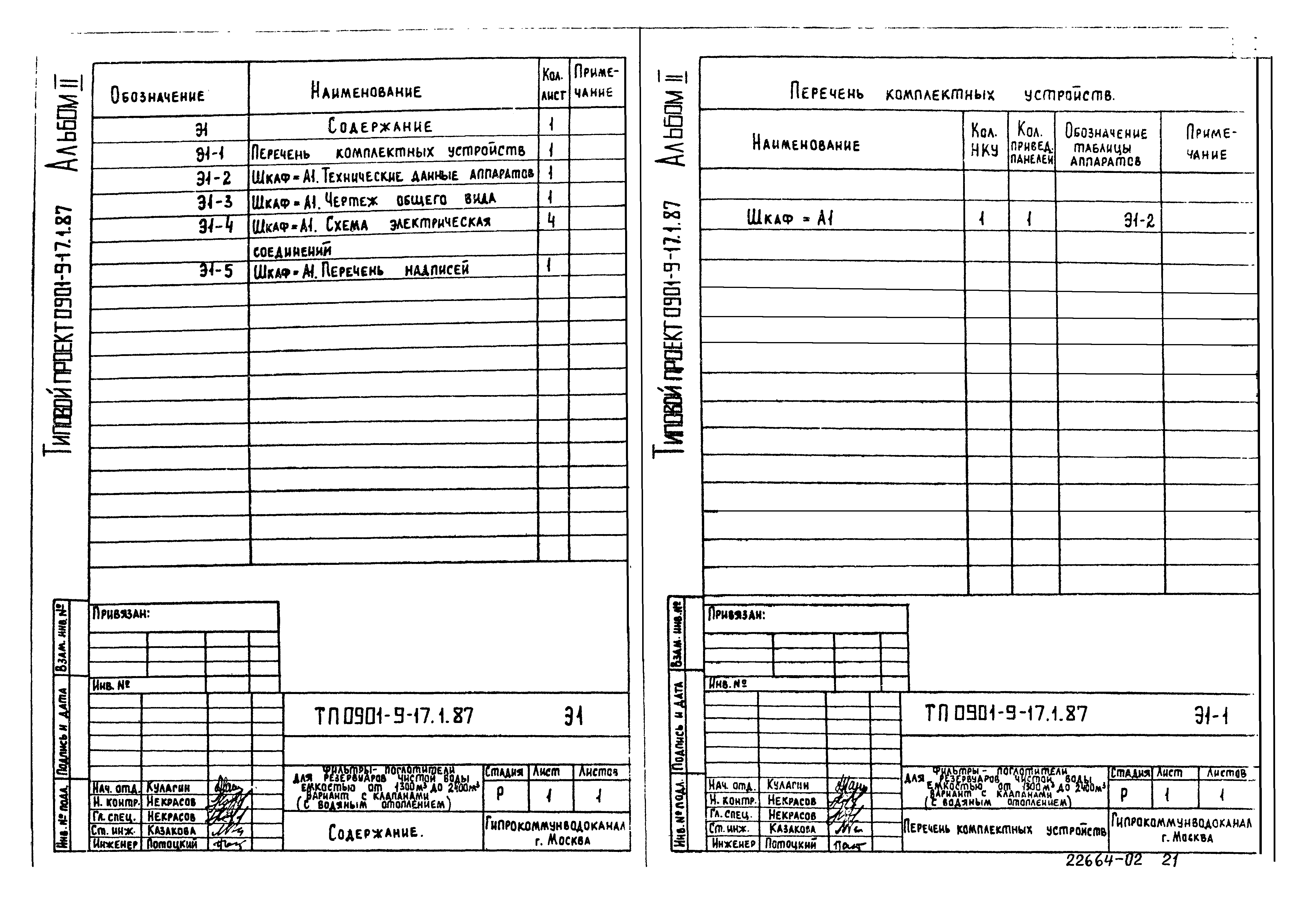 Типовой проект 0901-9-22.87