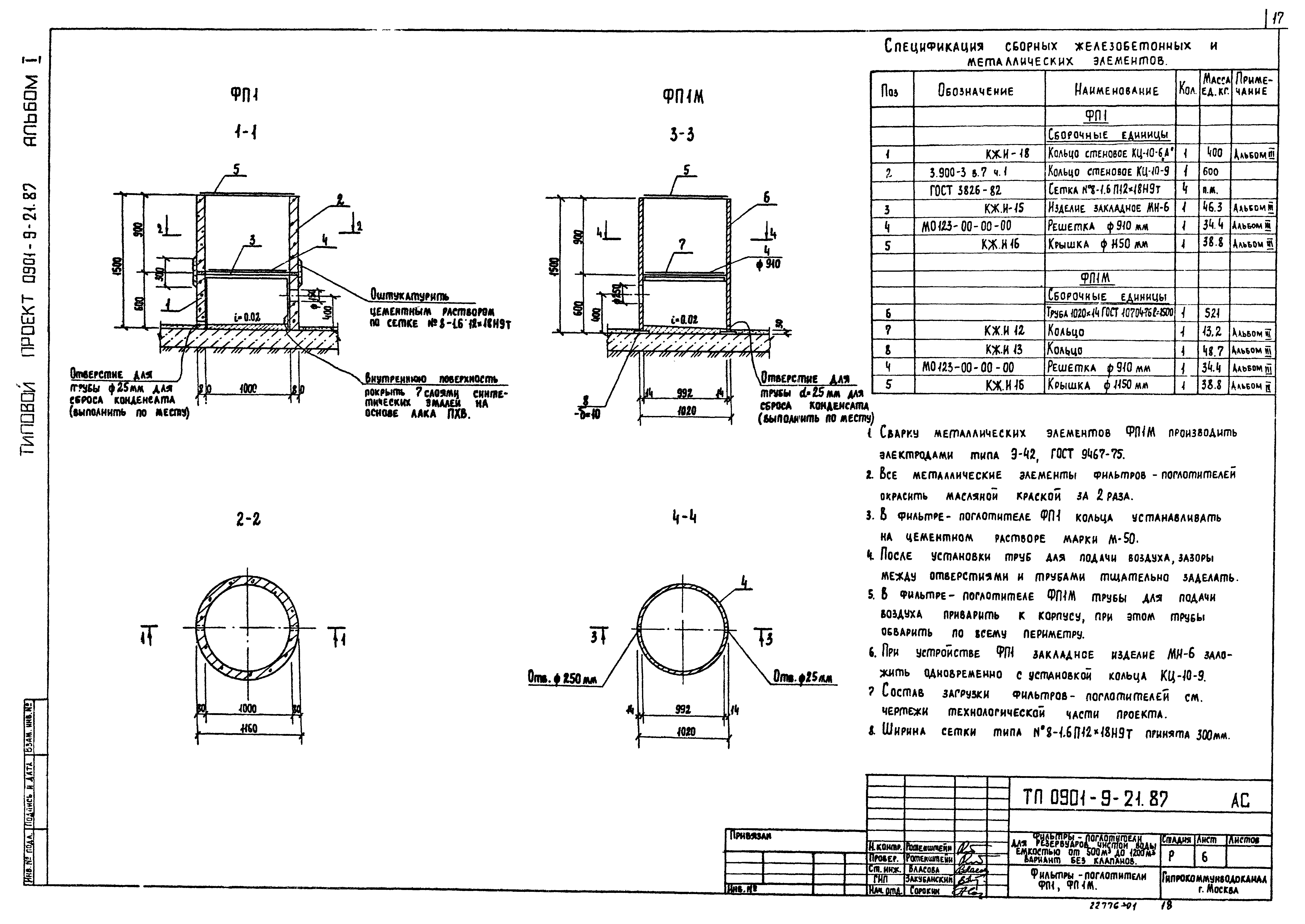 Типовой проект 0901-9-21.87