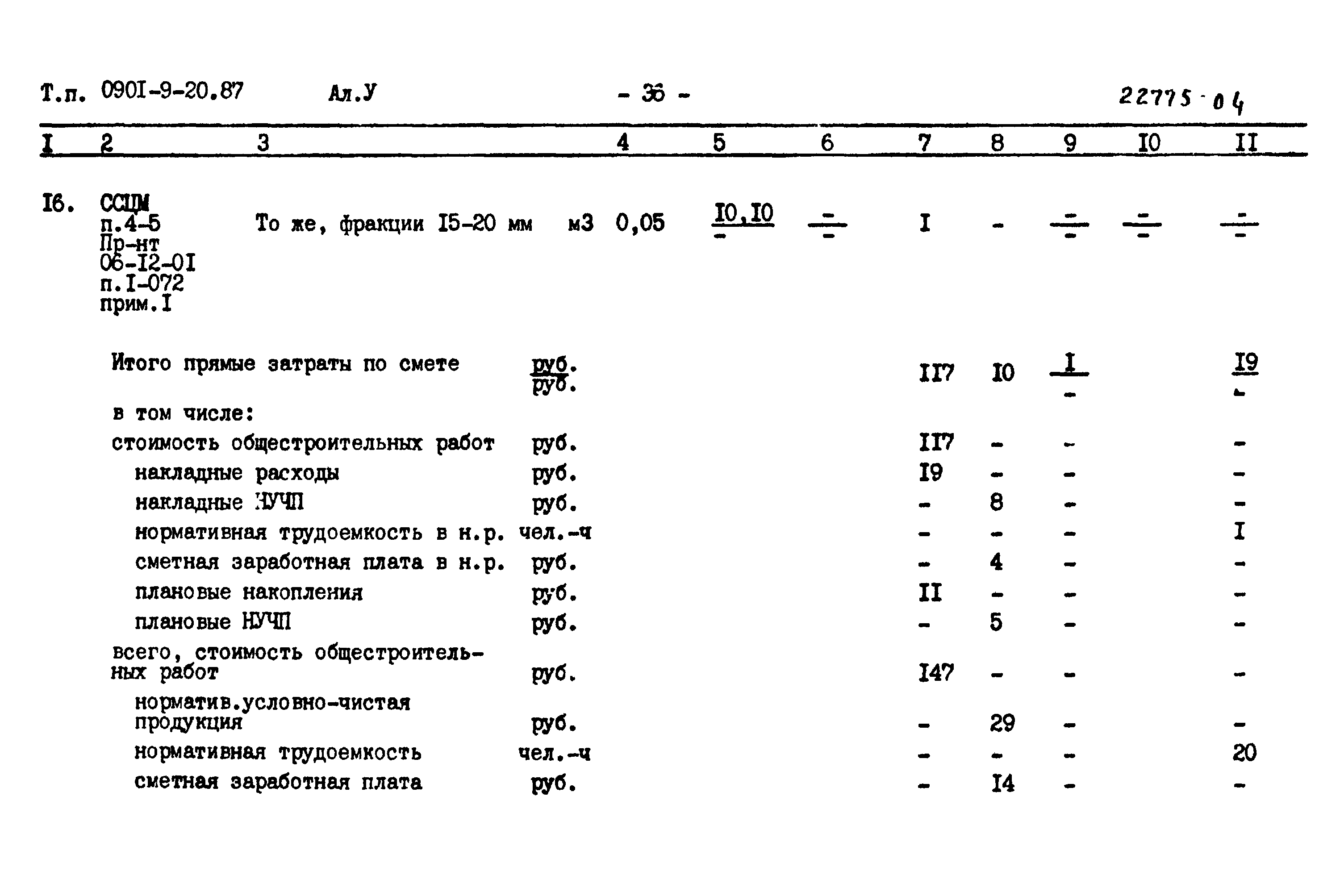 Типовой проект 0901-9-20.87