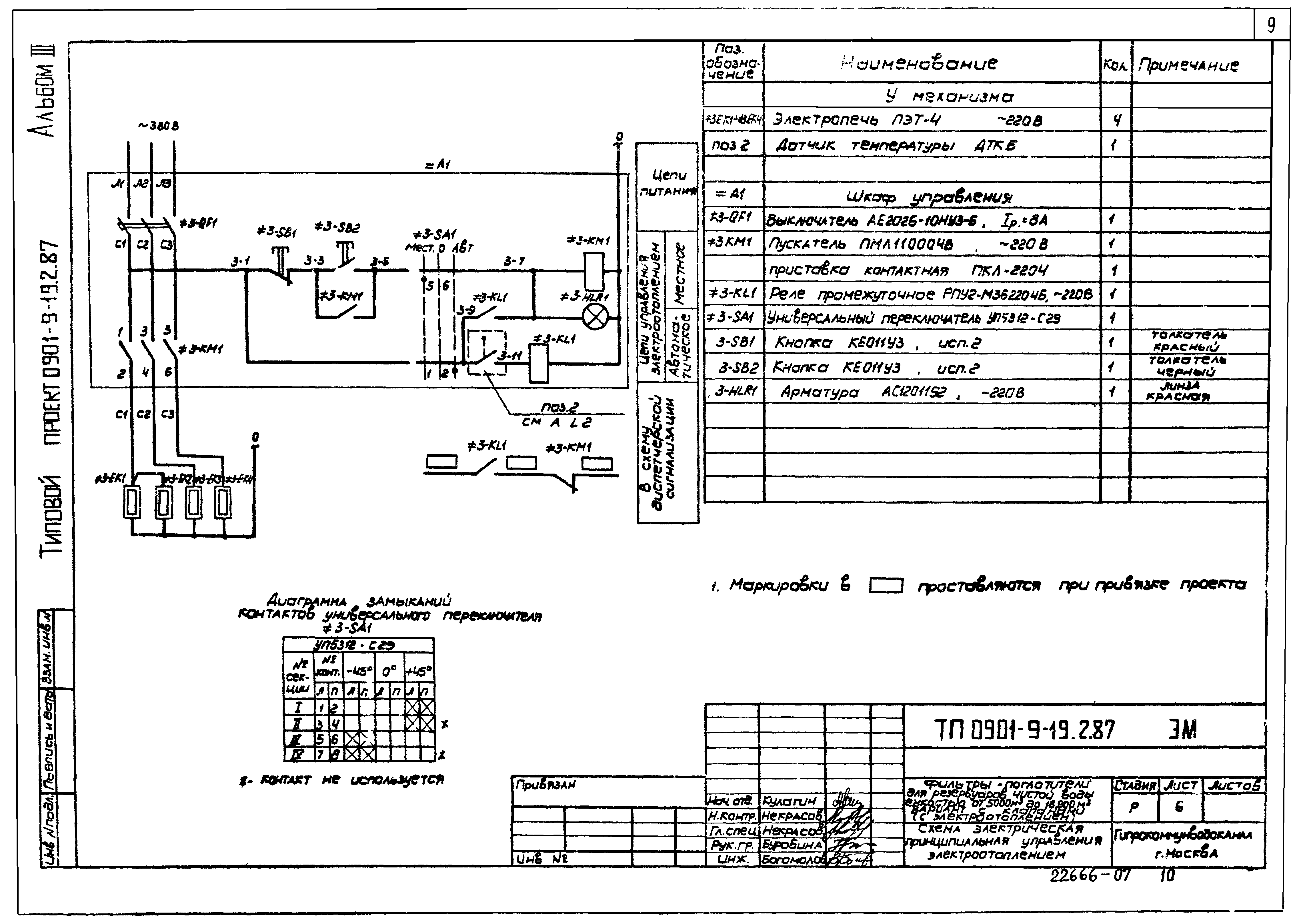 Типовой проект 0901-9-19.2.87