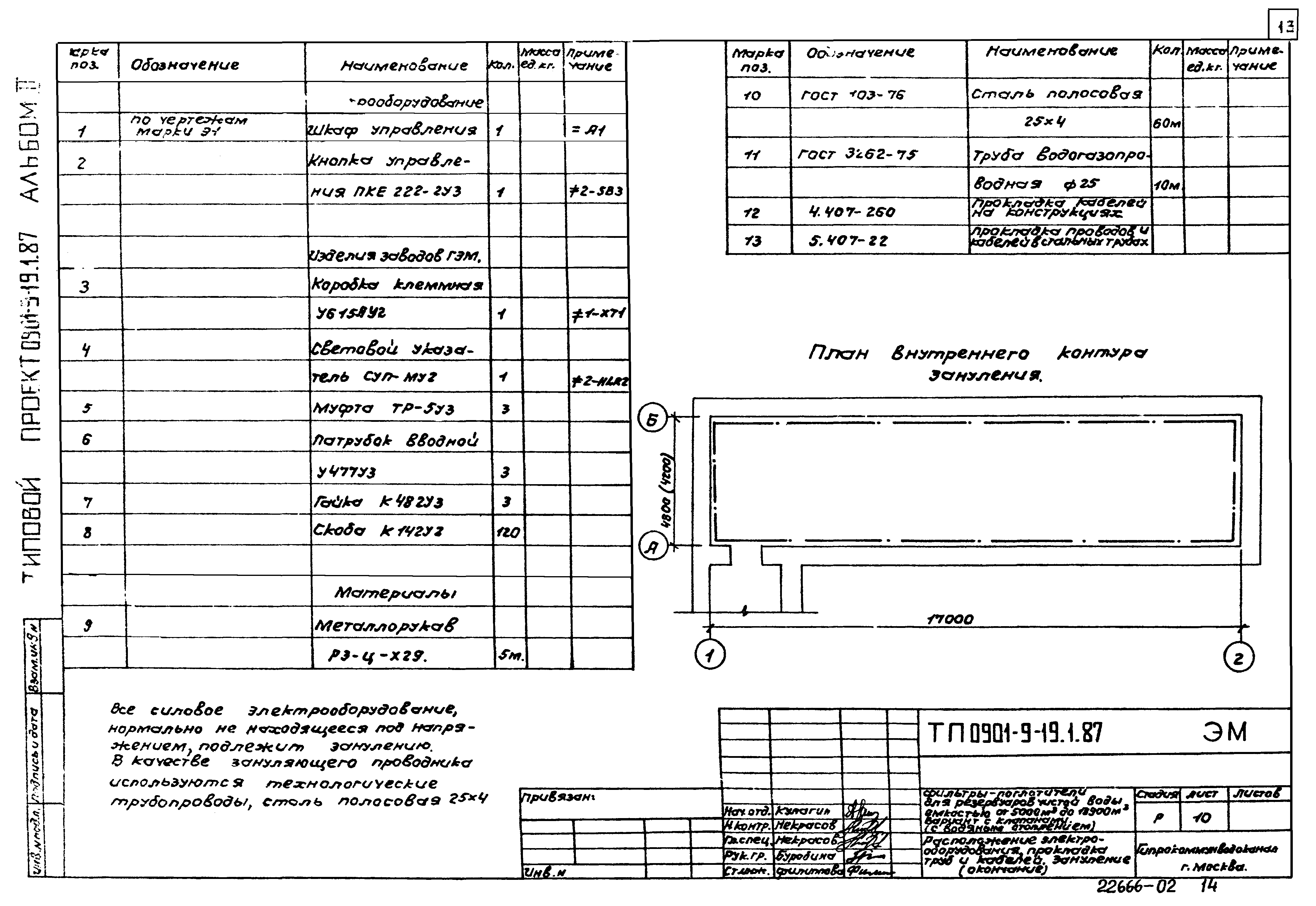 Типовой проект 0901-9-19.1.87