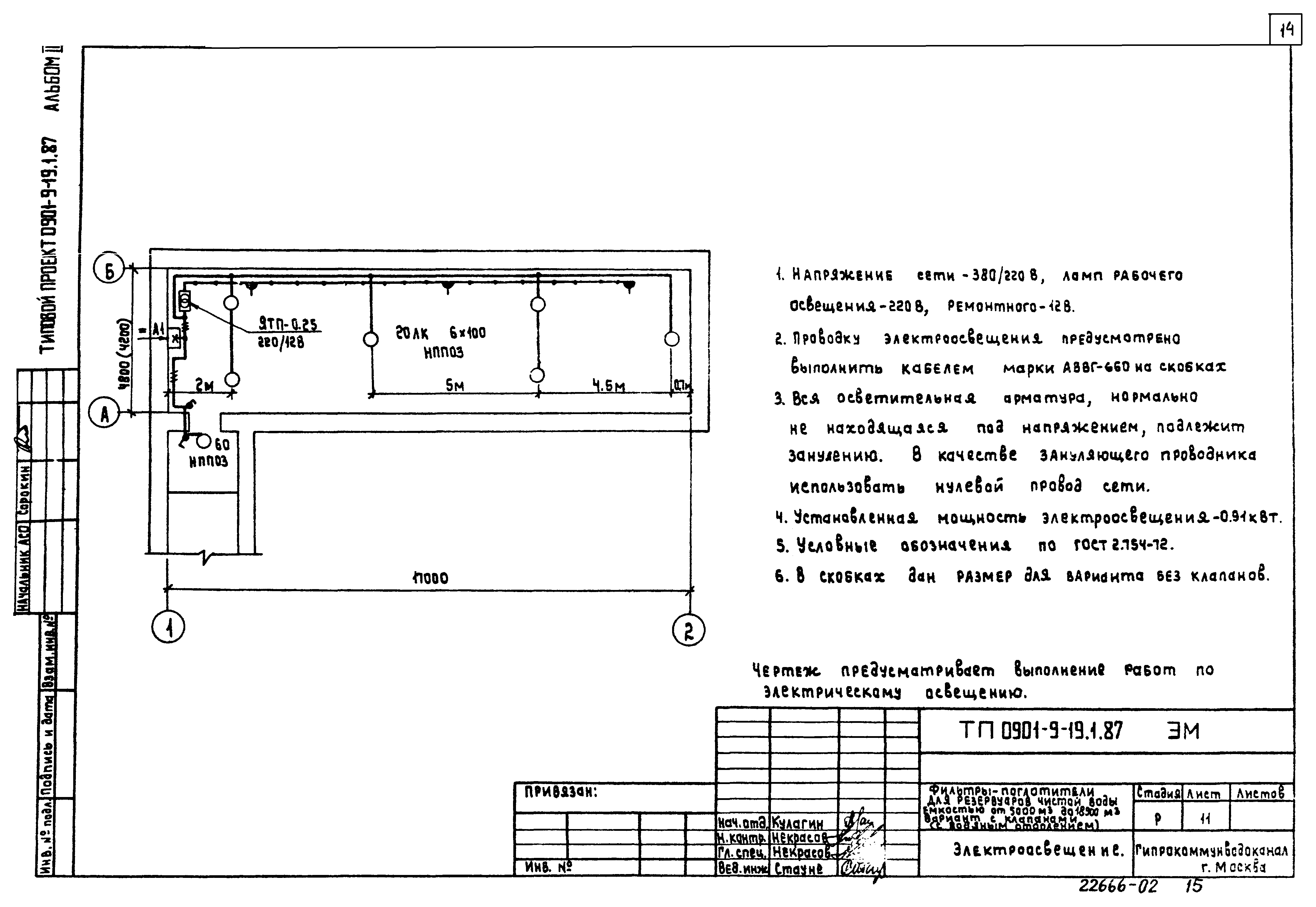Типовой проект 0901-9-19.1.87