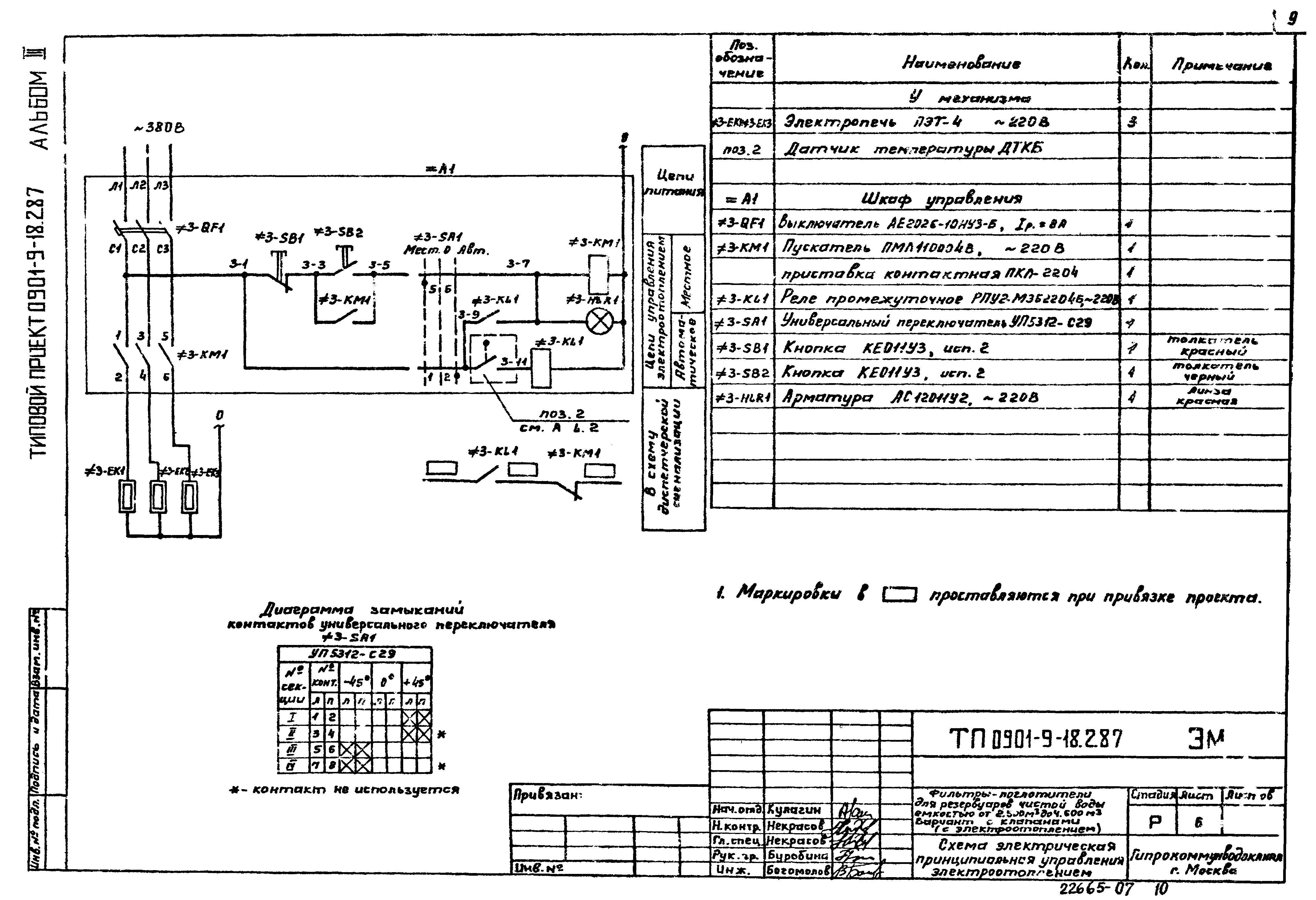 Типовой проект 0901-9-18.2.87