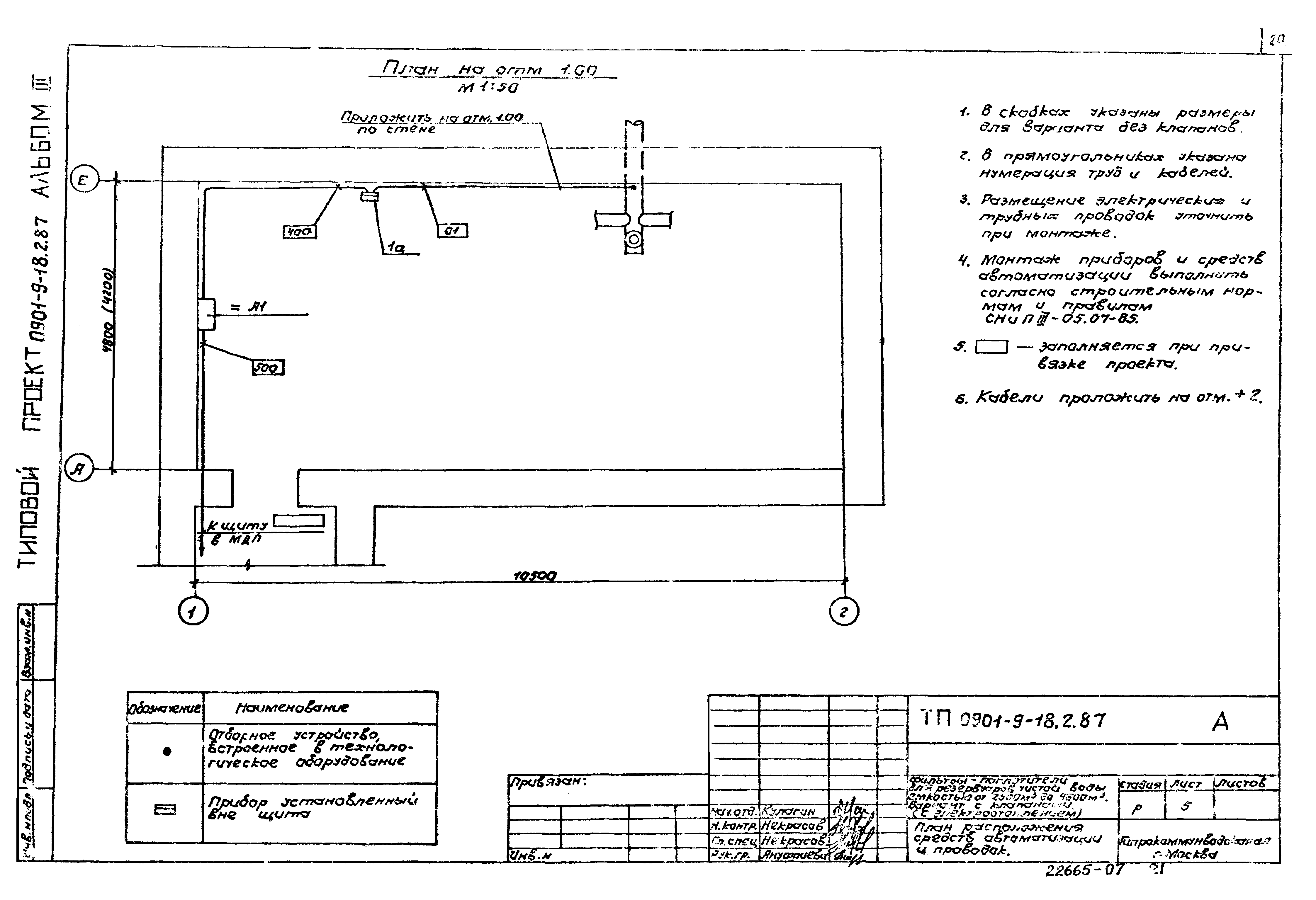 Типовой проект 0901-9-18.2.87